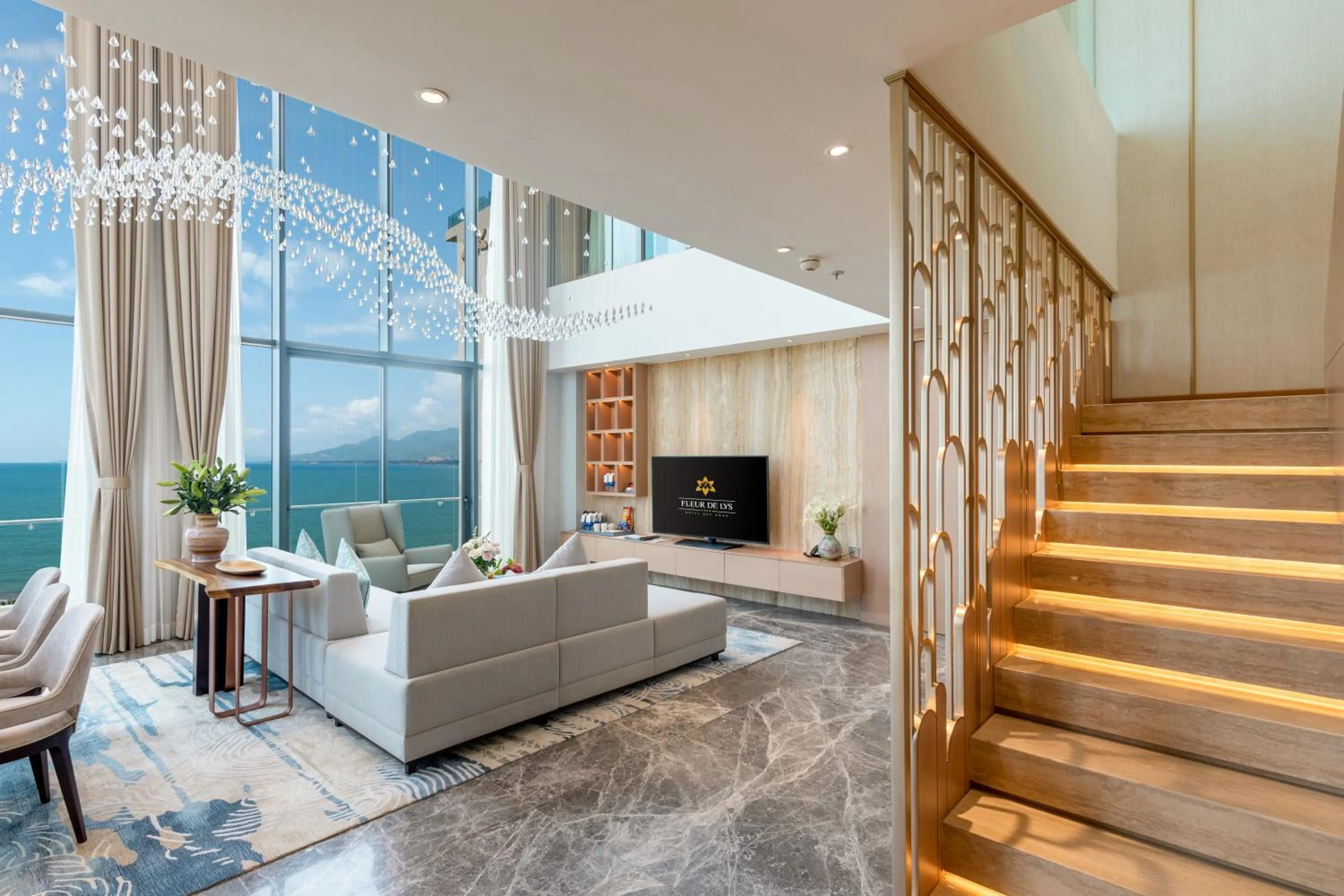 Living room in Fleur de Lys Hotel Quy Nhon