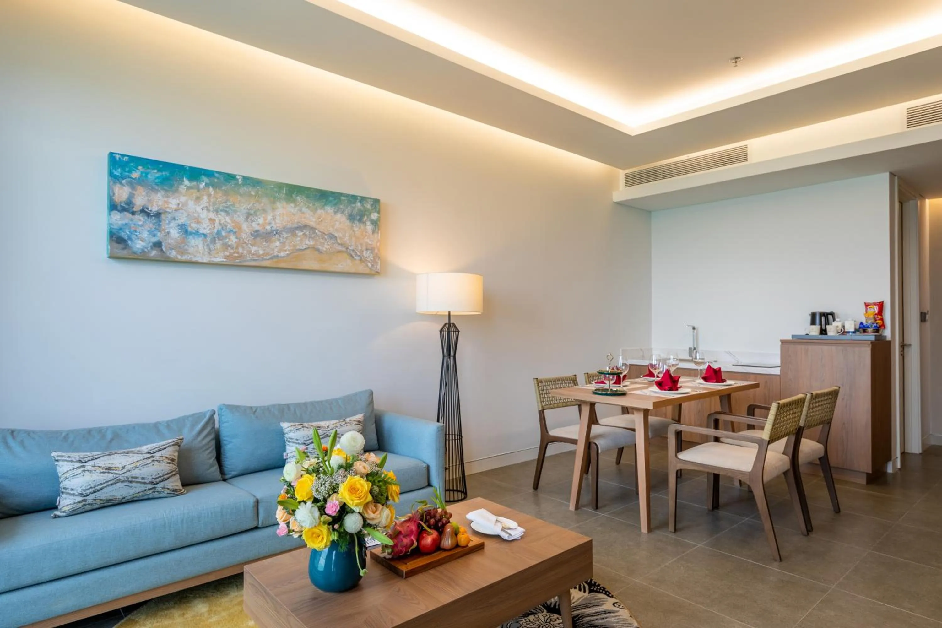 Seating area in Fleur de Lys Hotel Quy Nhon