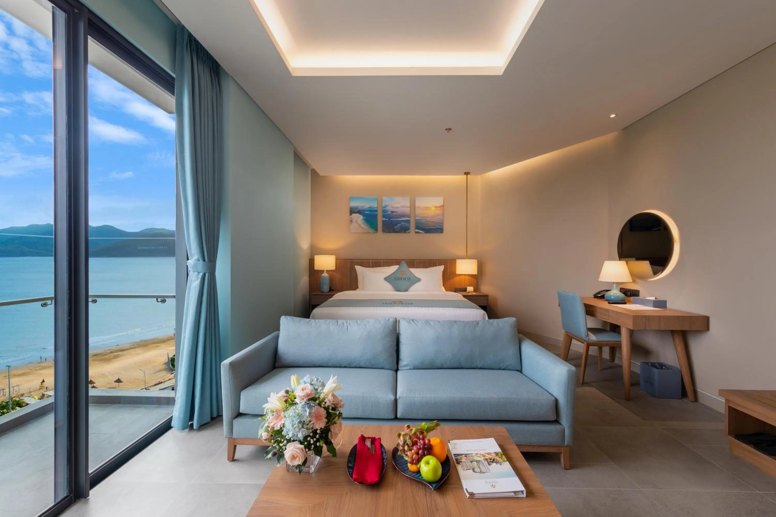 Bed in Fleur de Lys Hotel Quy Nhon