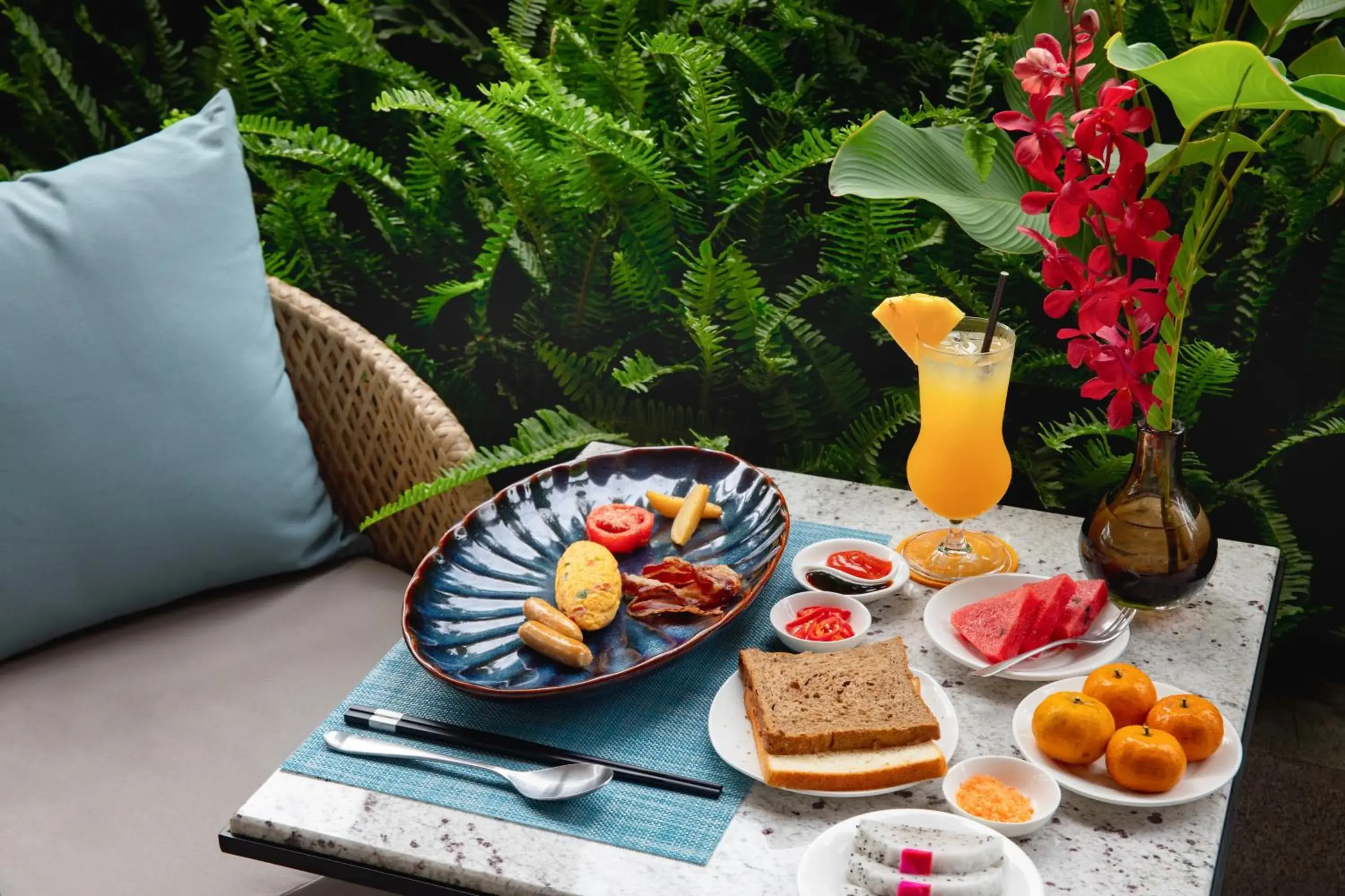 English/Irish breakfast in Fleur de Lys Hotel Quy Nhon English/Irish breakfast in Fleur de Lys Hotel Quy Nhon