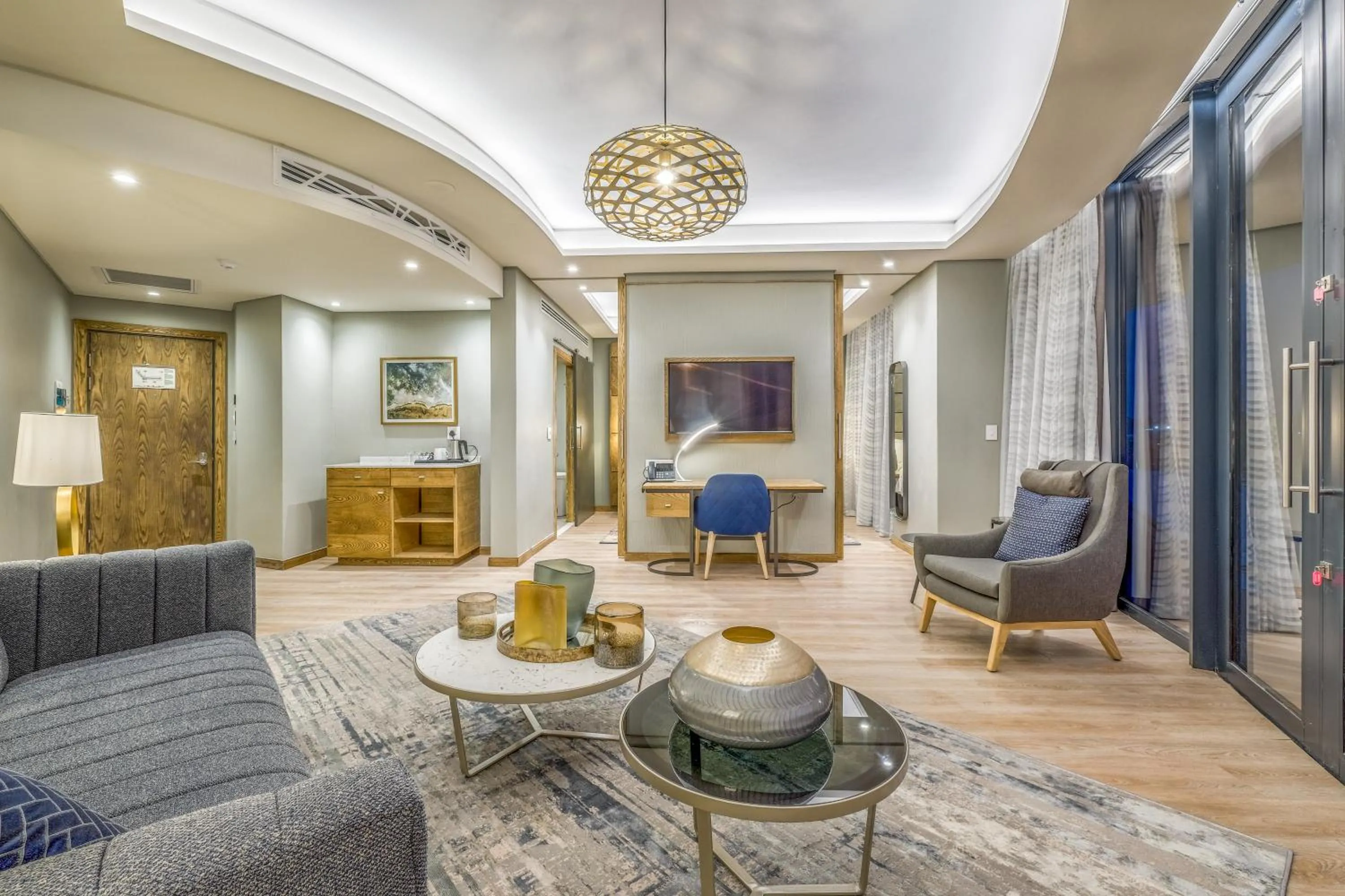 Seating area in Radisson Hotel and Convention Centre OR Tambo Airport