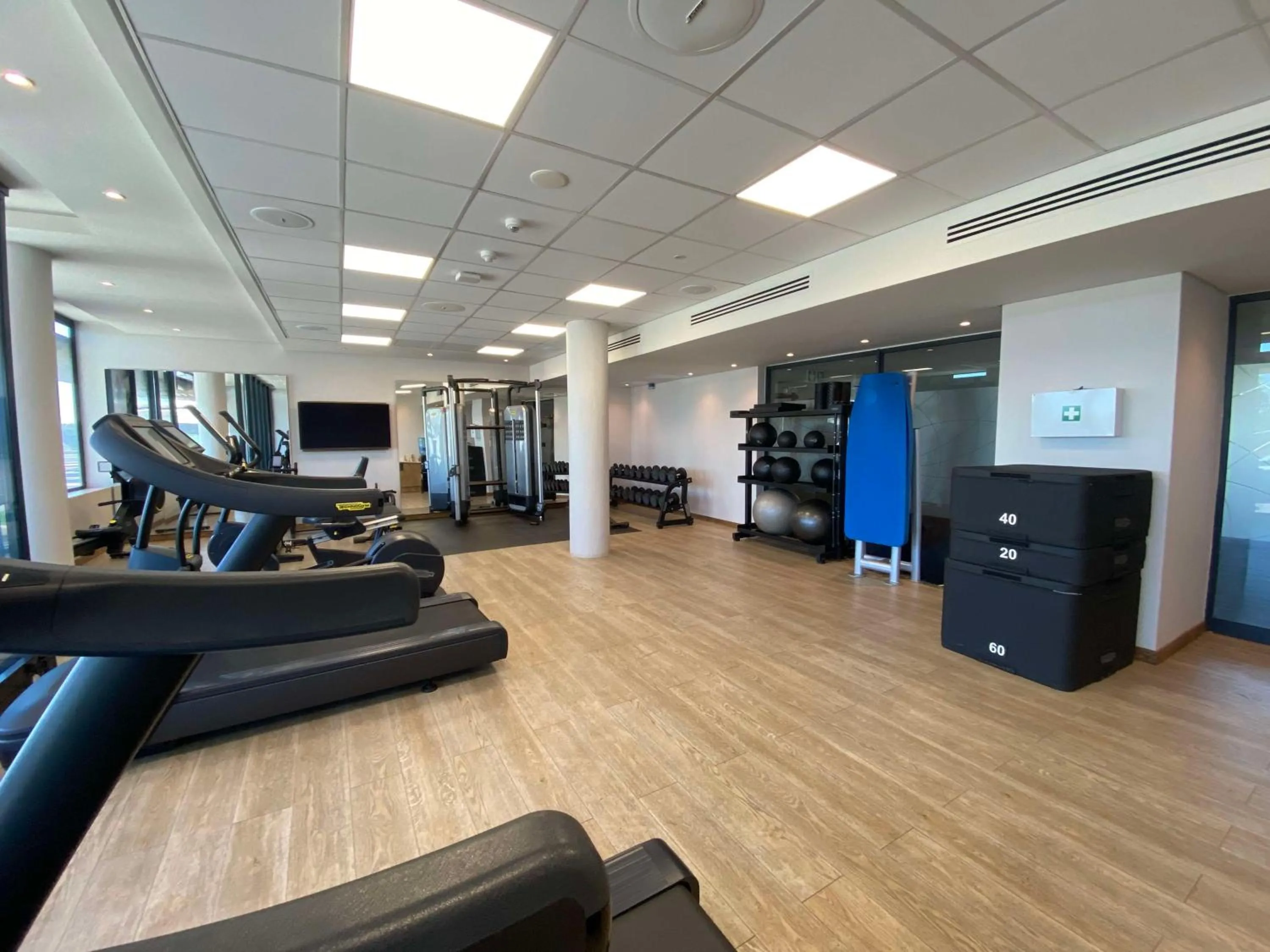 Fitness centre/facilities in Radisson Hotel and Convention Centre OR Tambo Airport