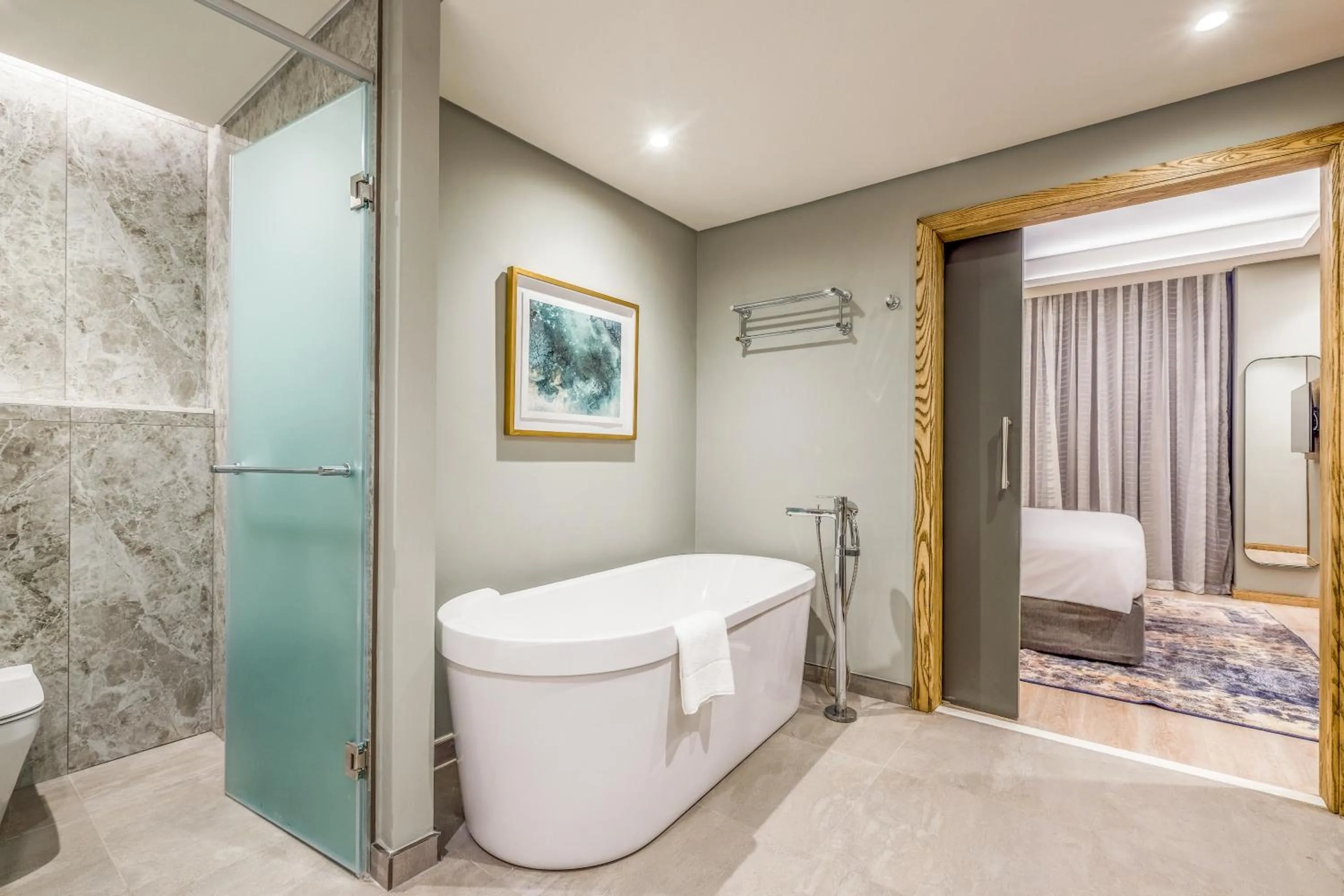 Bathroom in Radisson Hotel and Convention Centre OR Tambo Airport