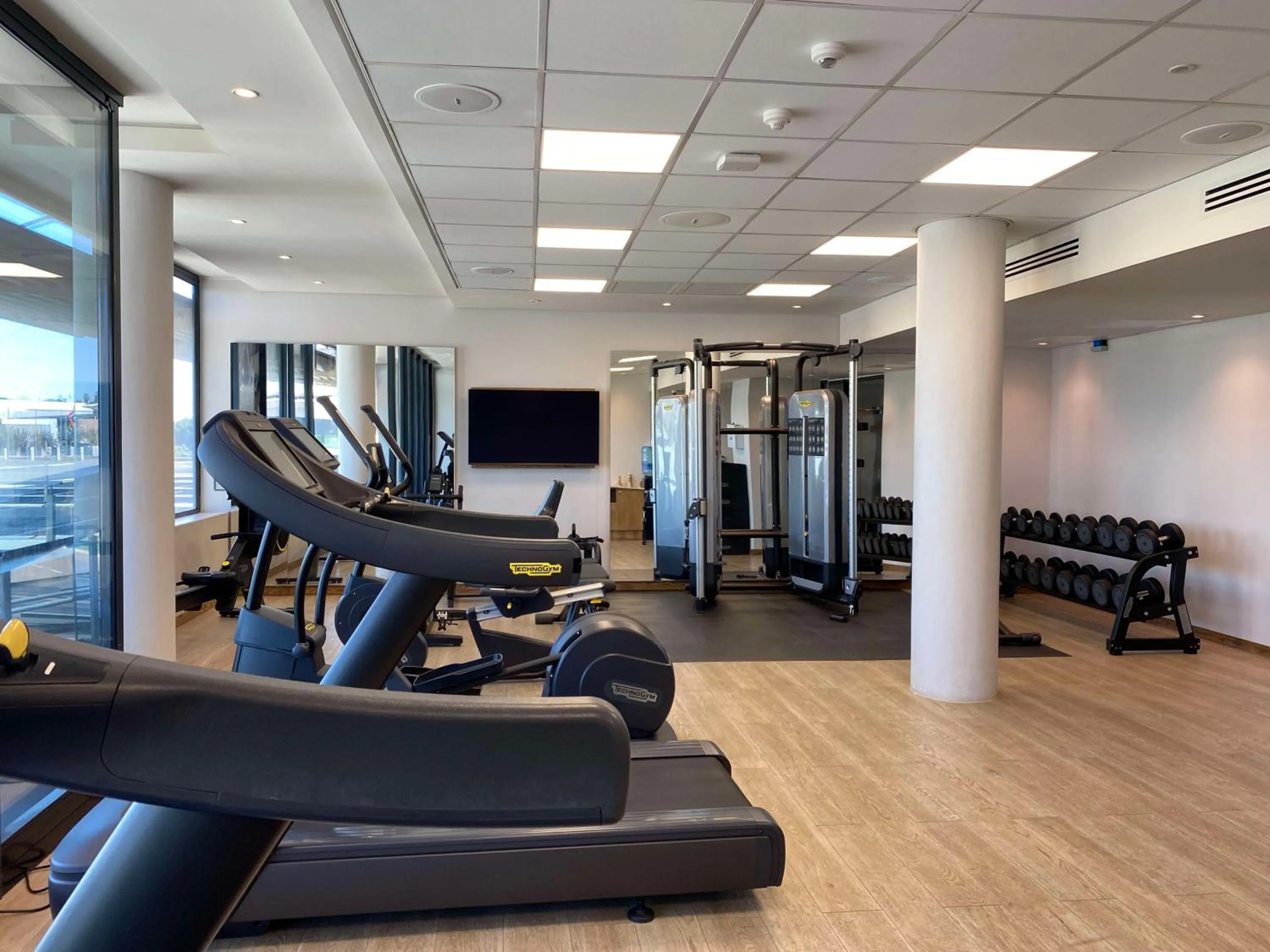 Fitness centre/facilities in Radisson Hotel and Convention Centre OR Tambo Airport