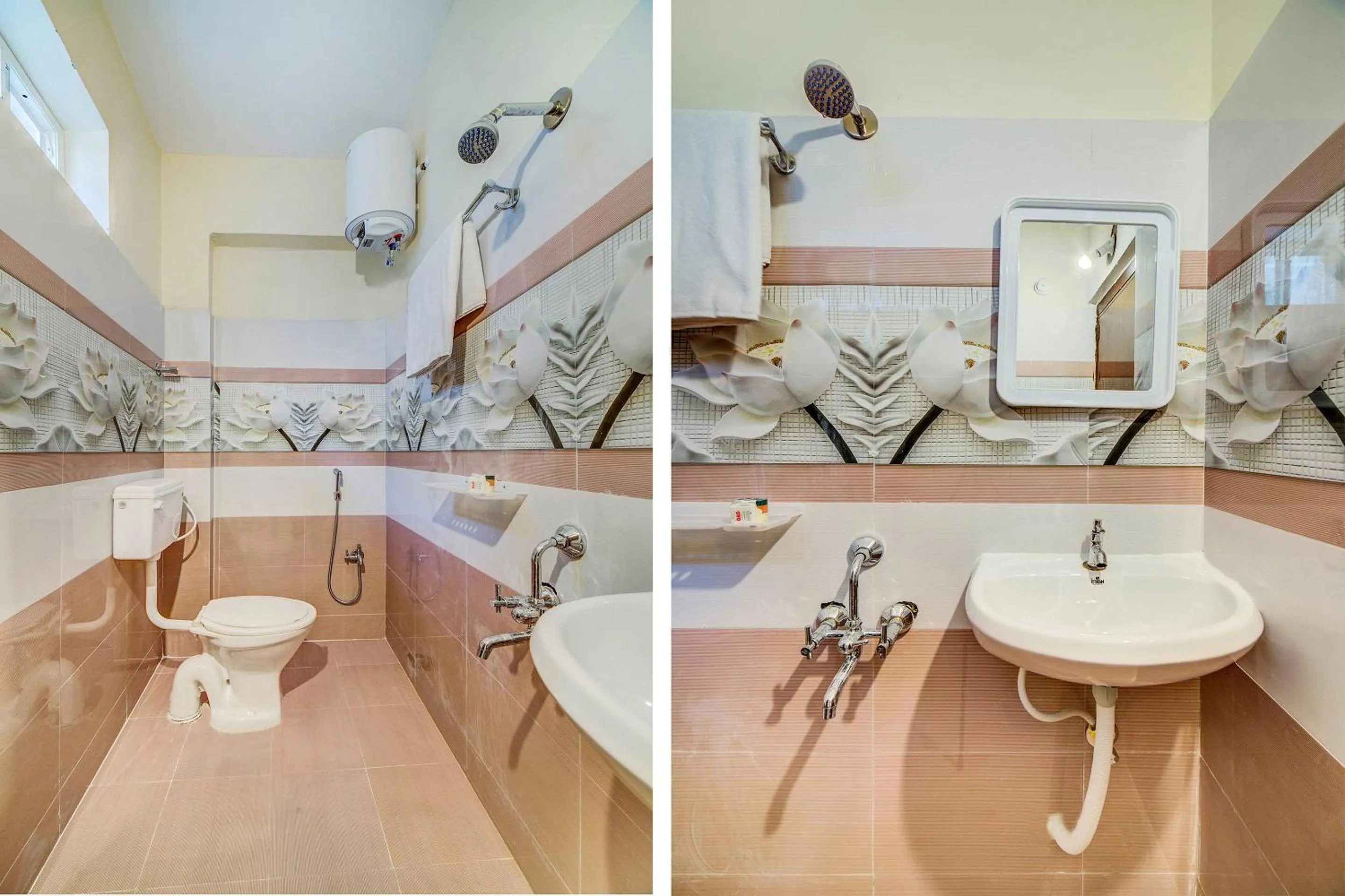 Bathroom in Hotel O JV Colony Near KFC Gachibowli