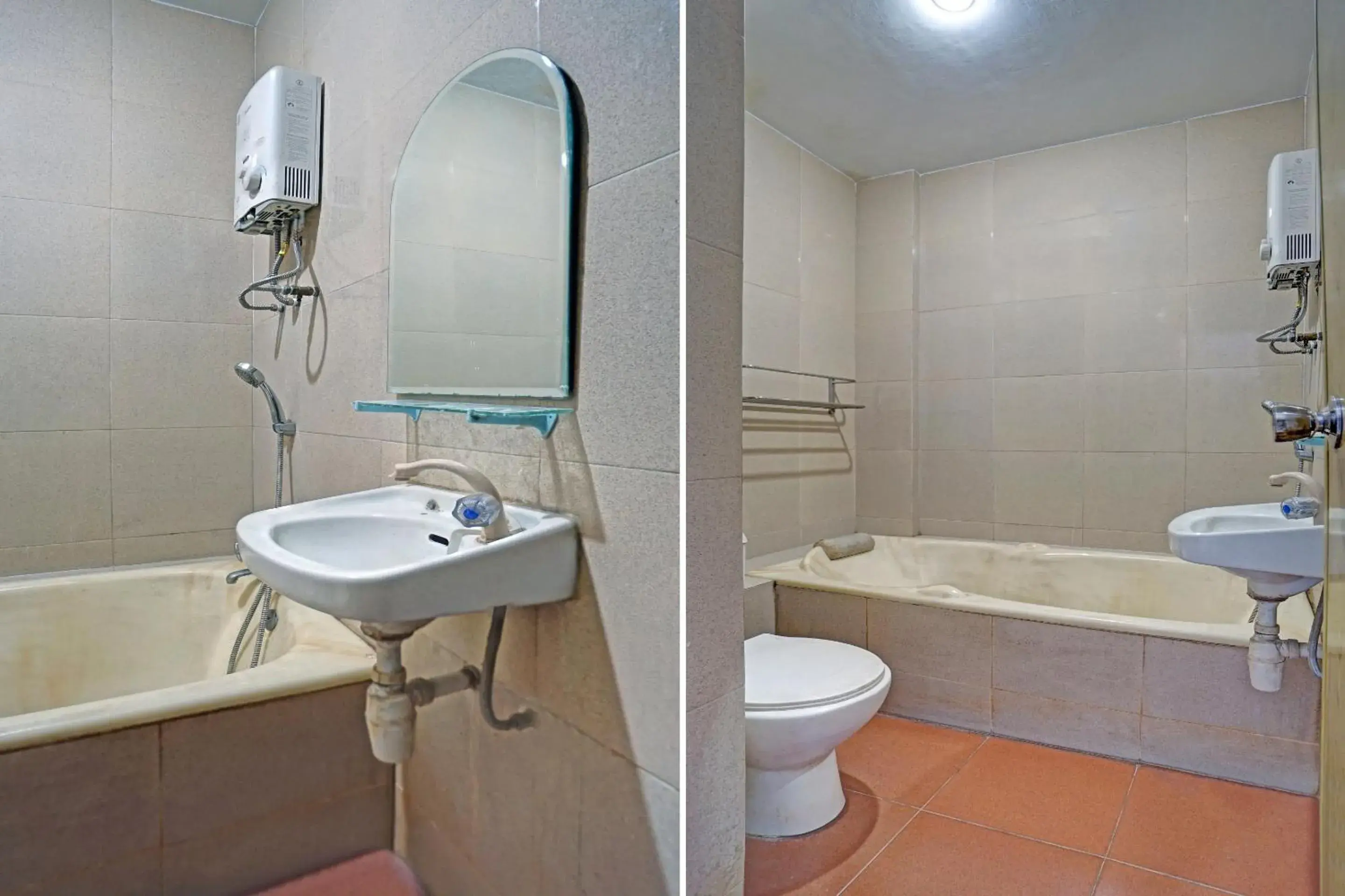 Bathroom in Hotel O Victory Bathroom in Hotel O Victory