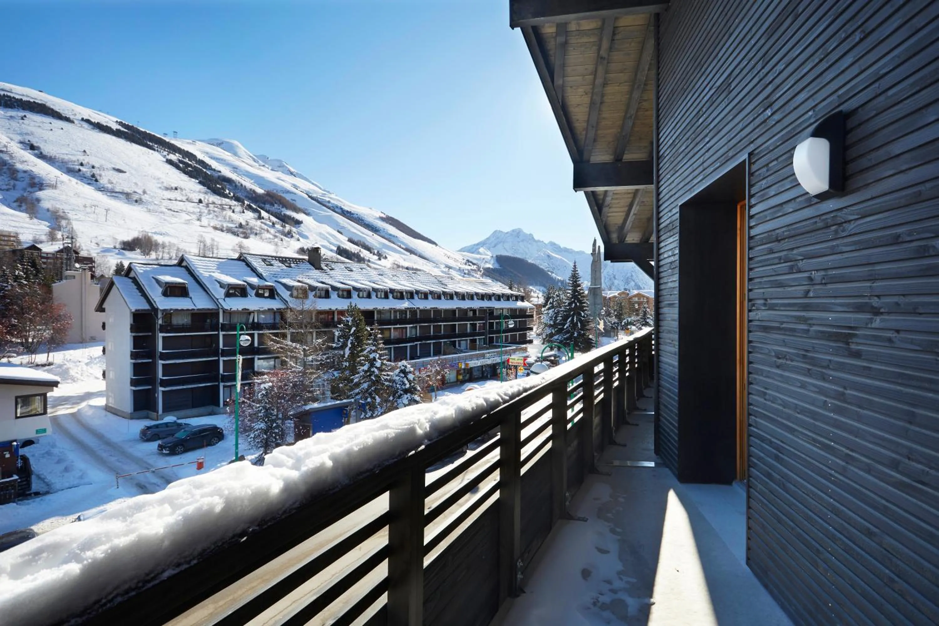 Balcony/Terrace in Résidence Néméa Le Hameau - Les Deux Alpes