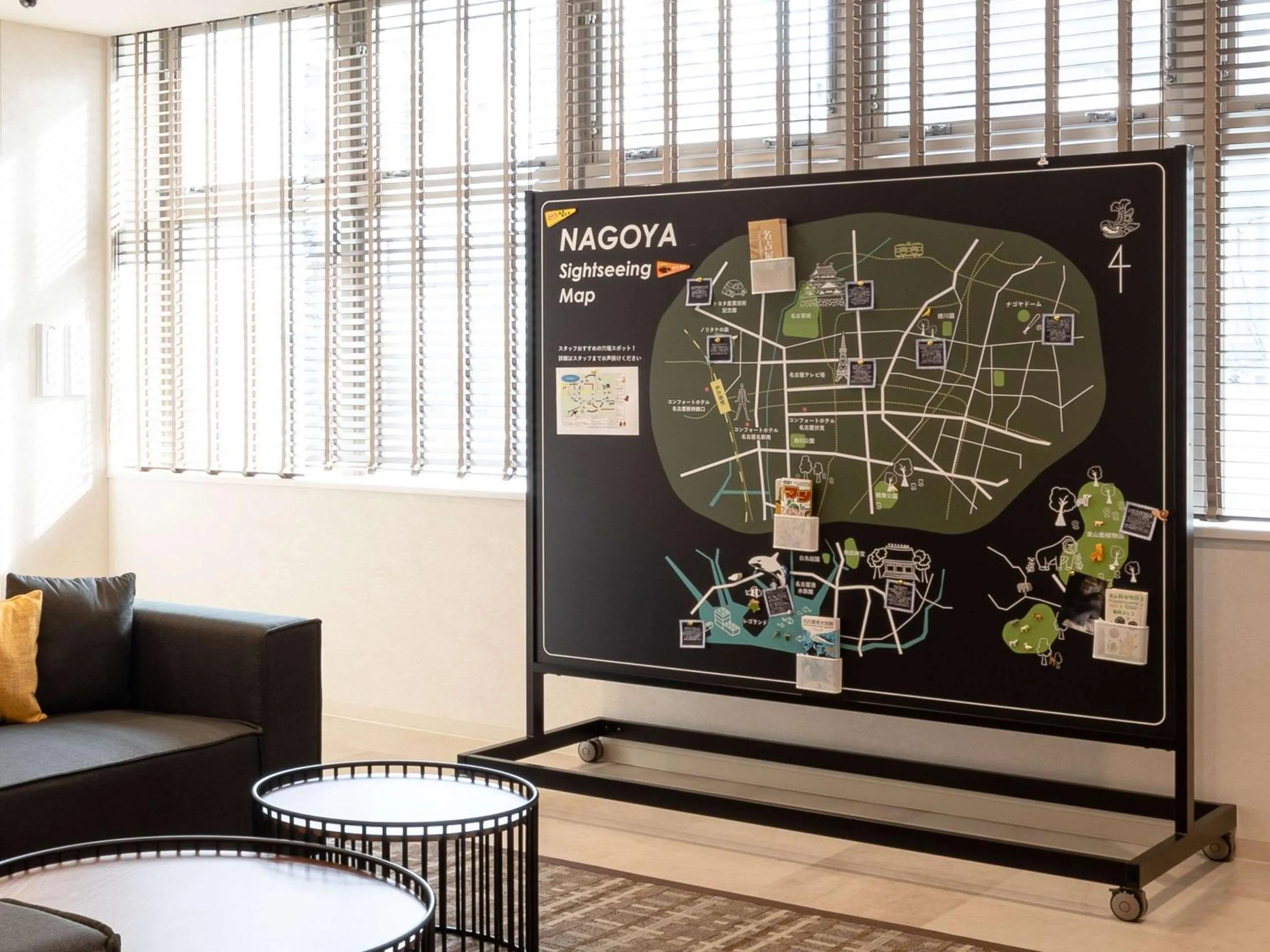 Lobby or reception in Comfort Hotel Nagoya Meiekiminami