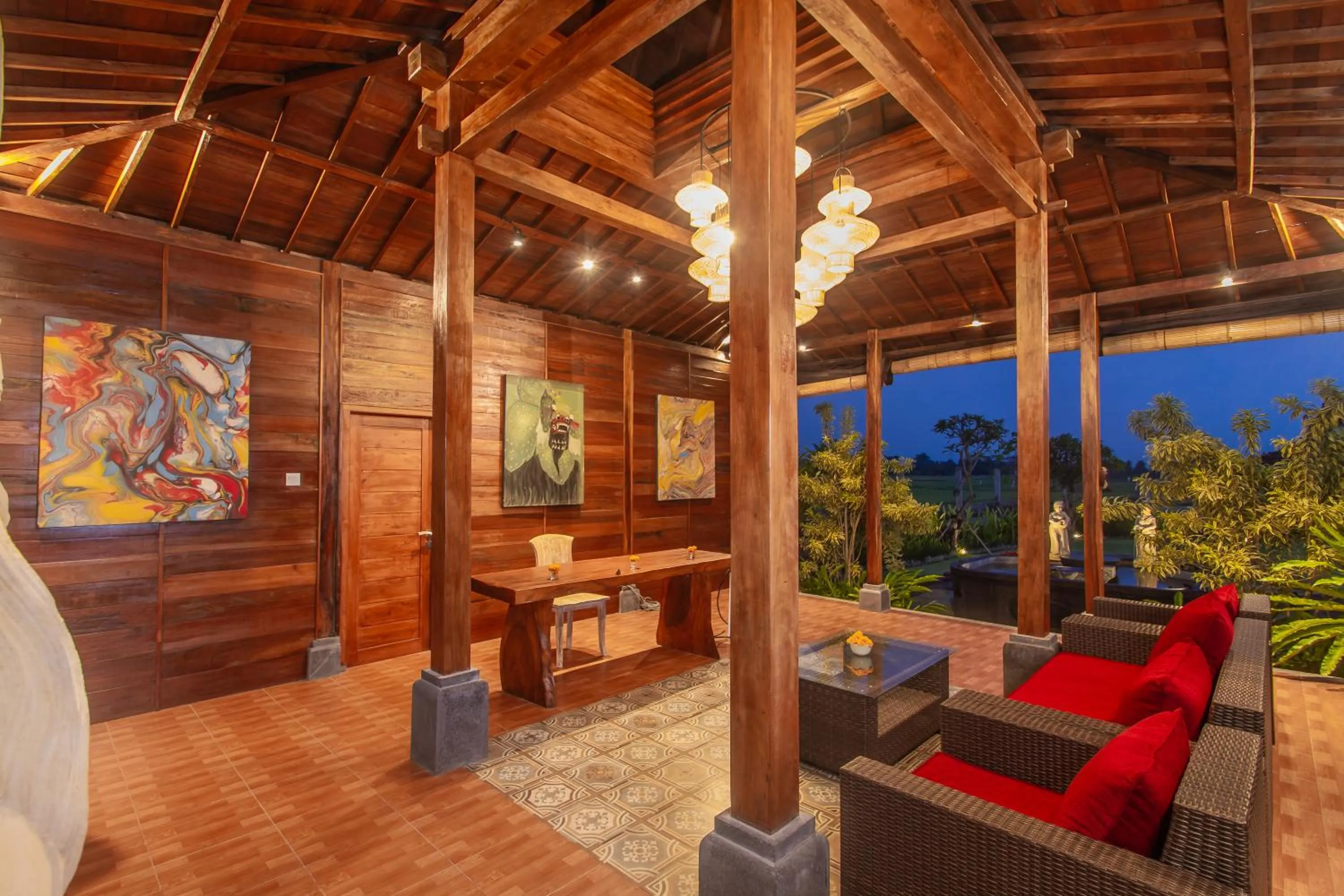 Lobby or reception in Aswanaya Villas Ubud