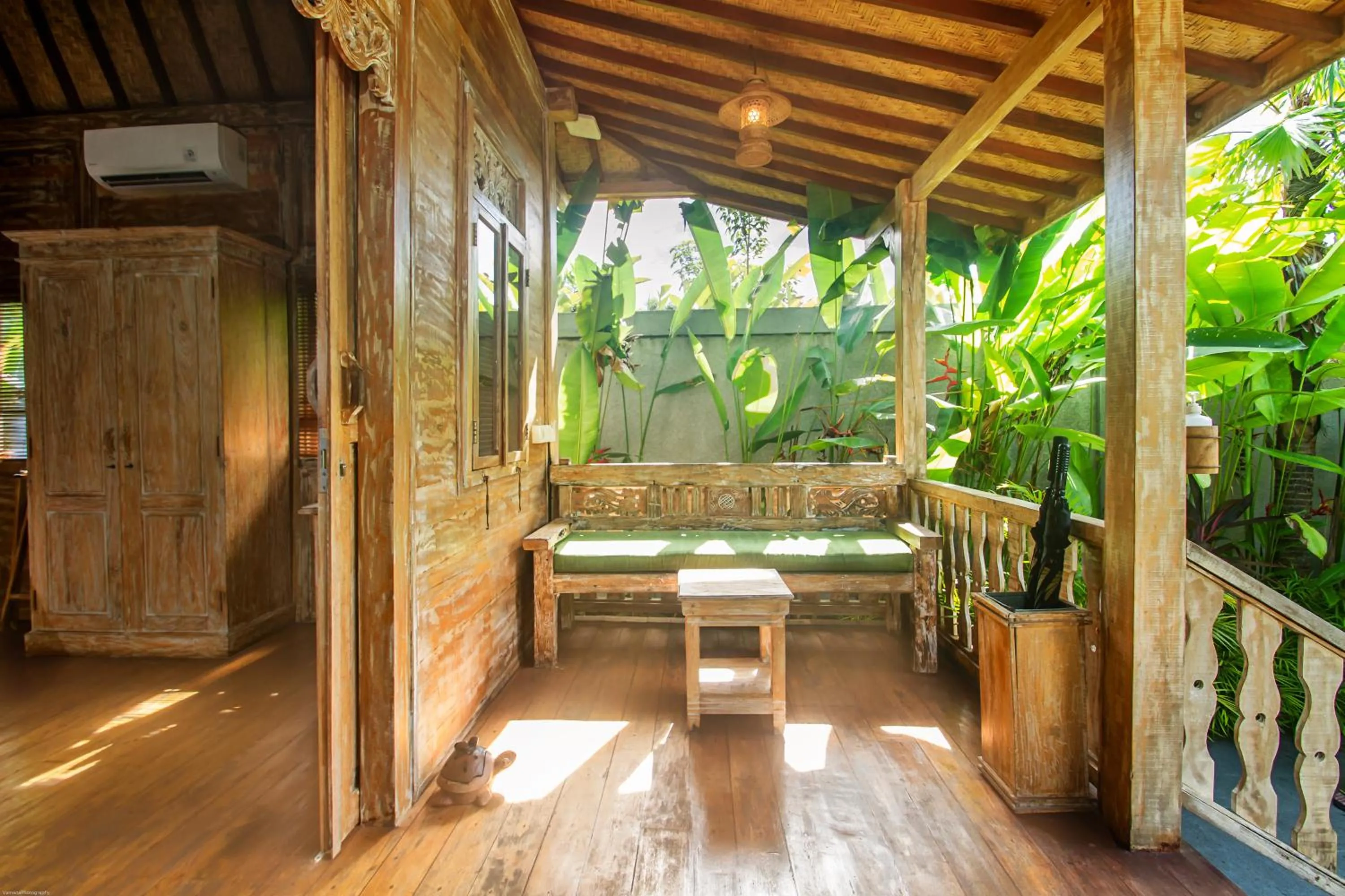 Patio in Aswanaya Villas Ubud