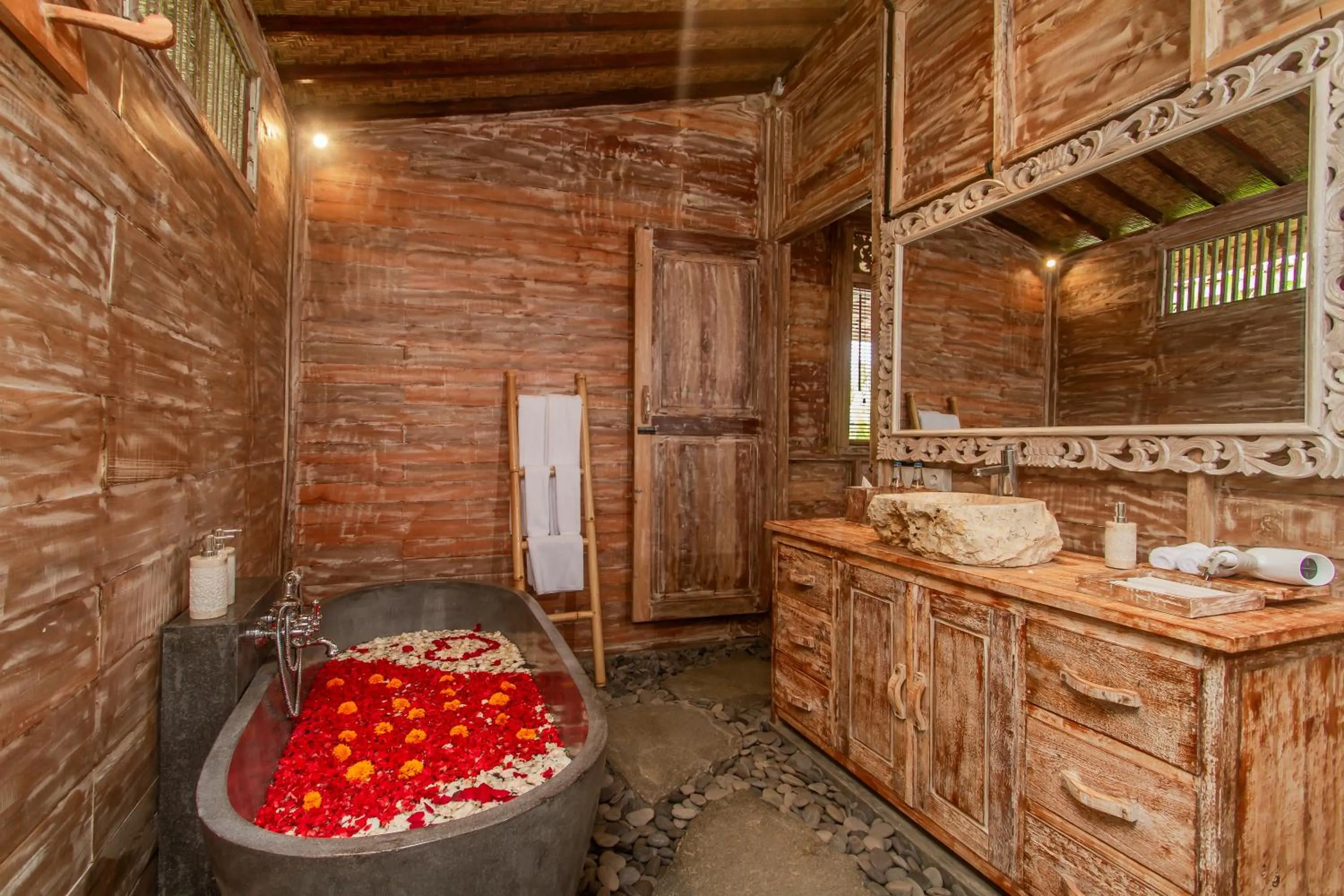 Bathroom in Aswanaya Villas Ubud