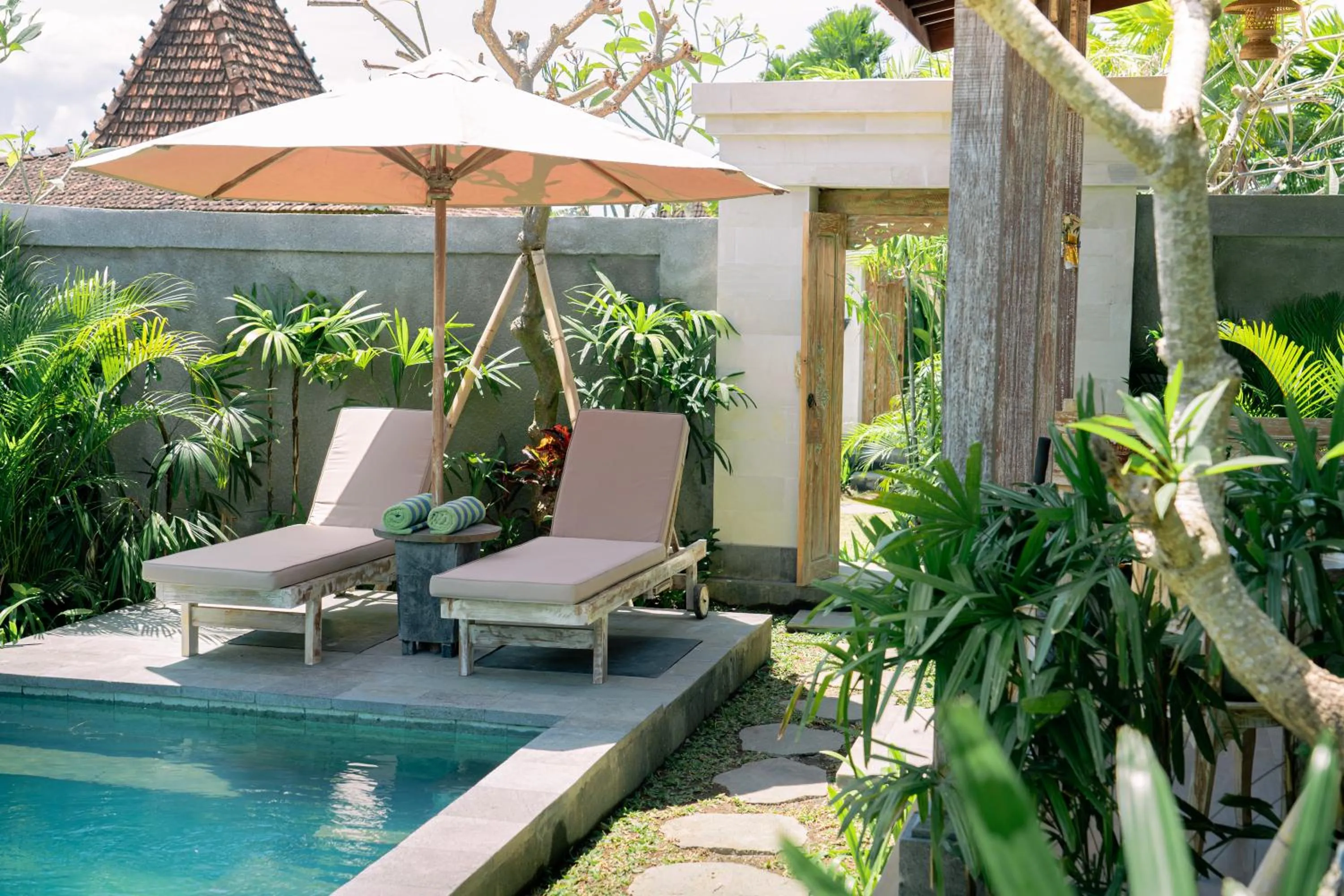 Swimming pool in Aswanaya Villas Ubud