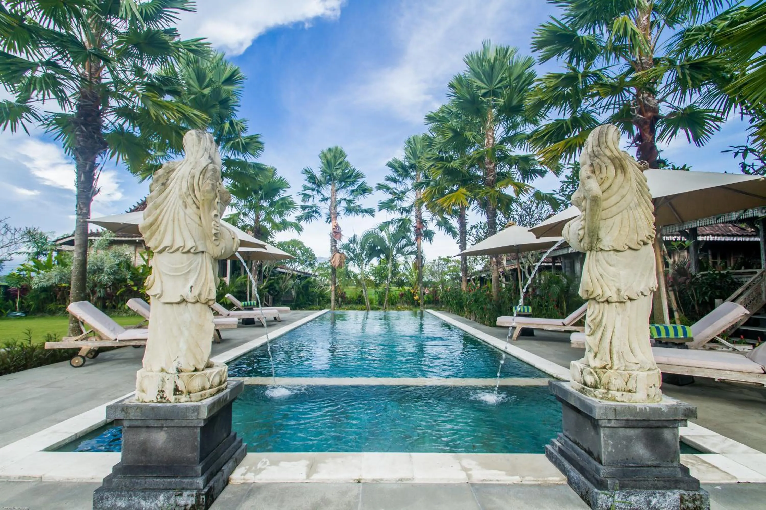 Swimming pool in Aswanaya Villas Ubud