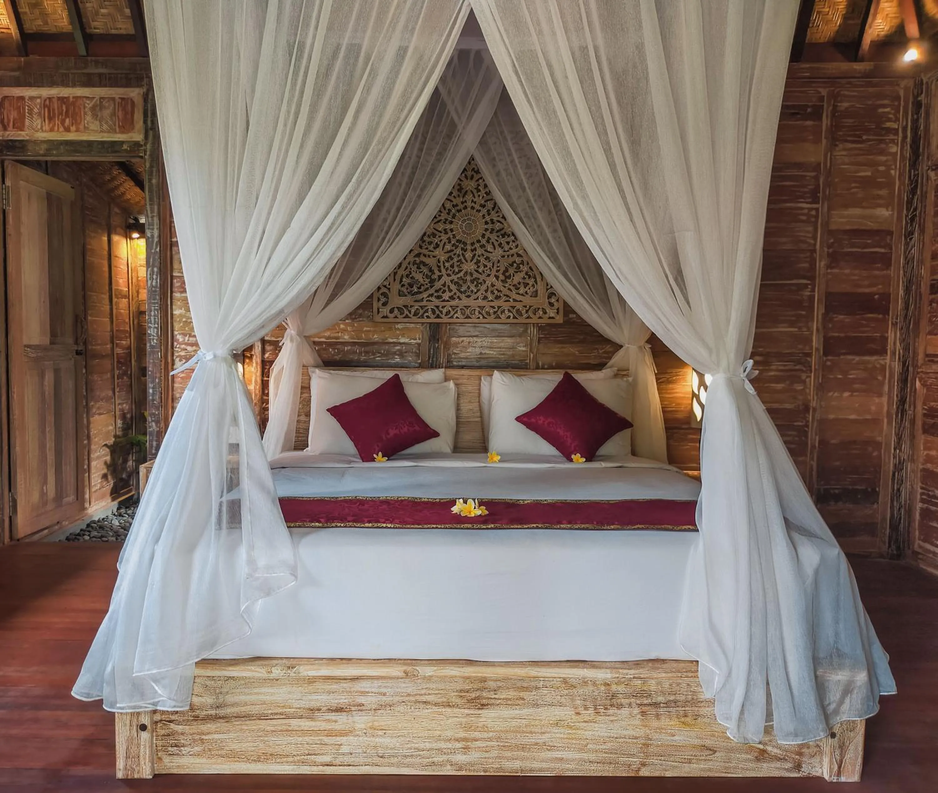 Bedroom, Bed in Aswanaya Villas Ubud
