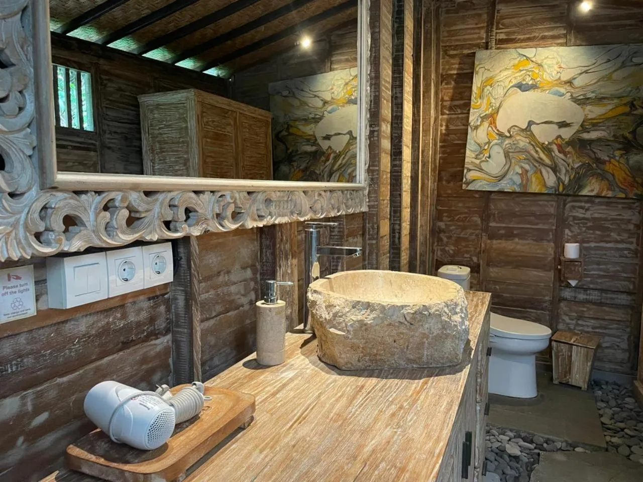 Bathroom in Aswanaya Villas Ubud