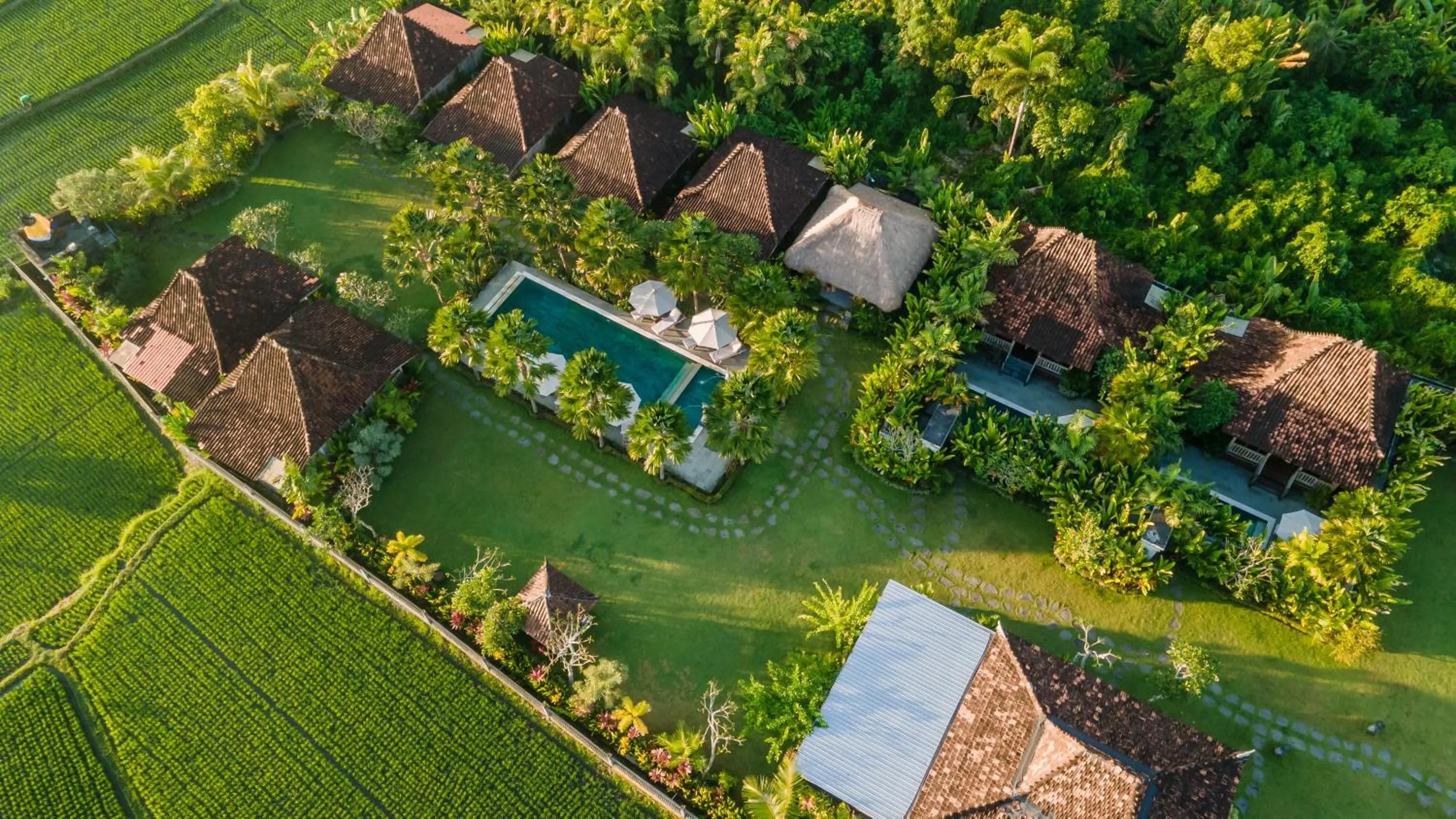 Property building in Aswanaya Villas Ubud