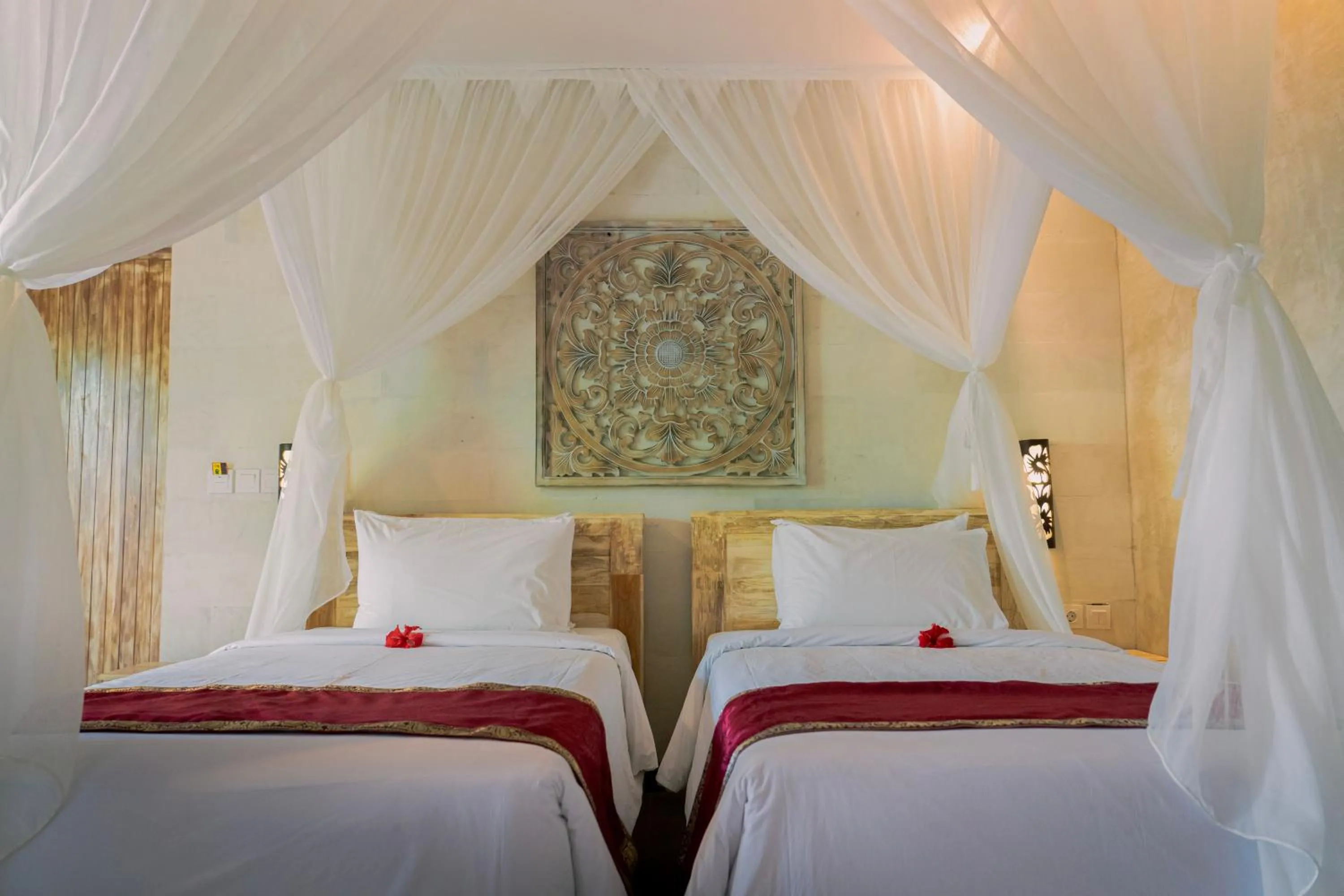 Bedroom, Bed in Aswanaya Villas Ubud