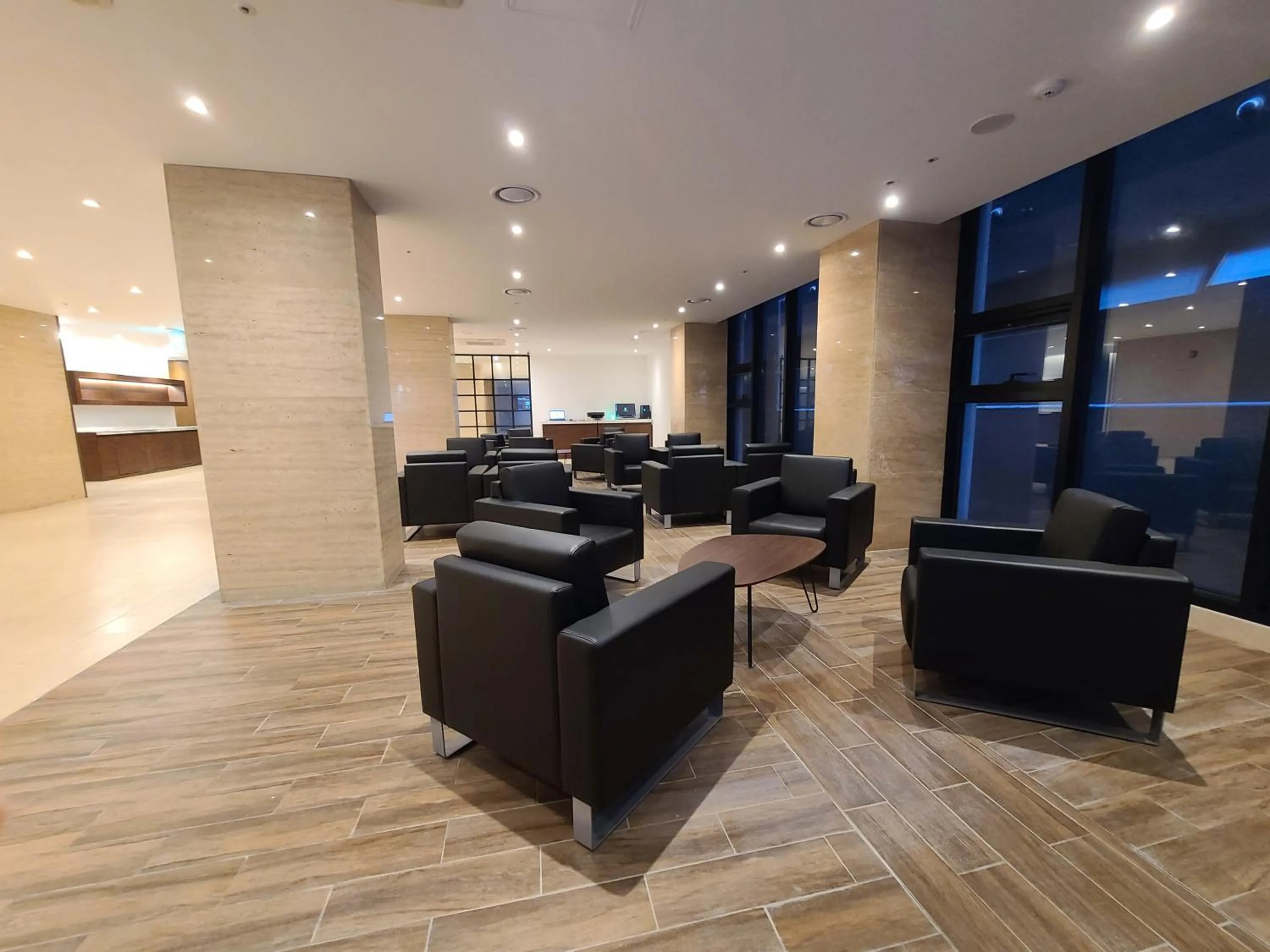 Seating area in Tamara Jeju hotel