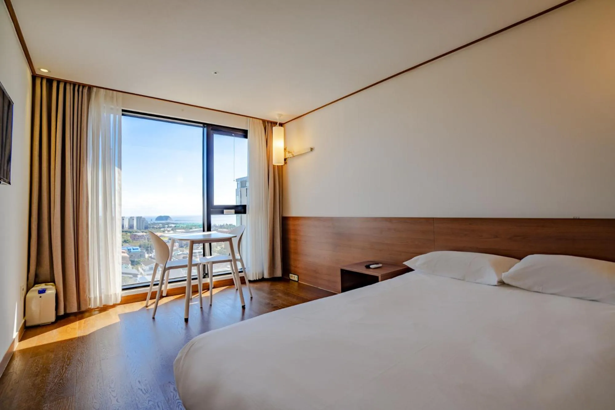 Decorative detail, Bed in Tamara Jeju hotel