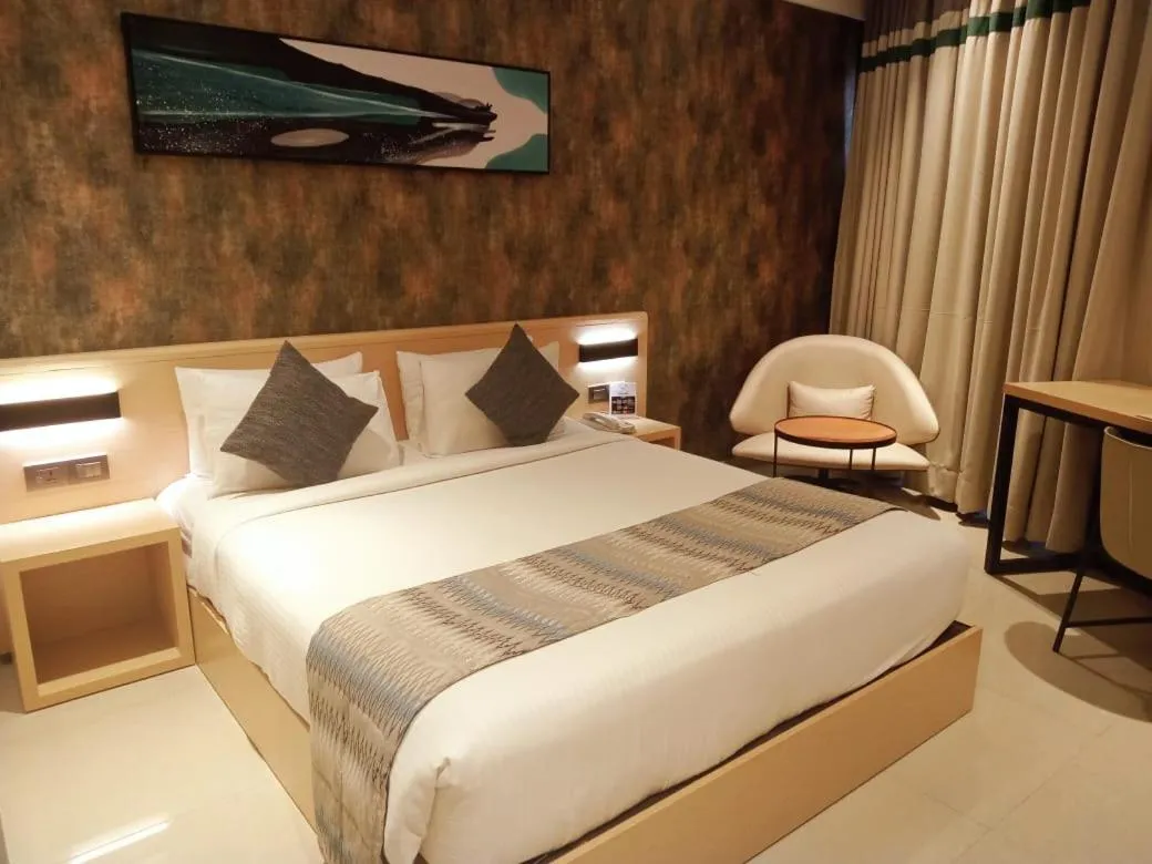 Bed in Click Hotel Bangalore - International Airport