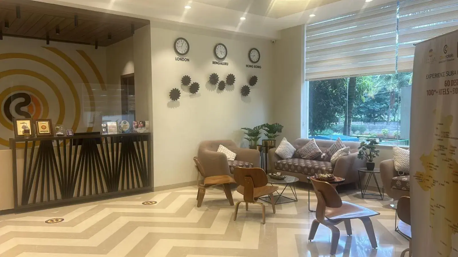 Lobby or reception in Click Hotel Bangalore - International Airport Lobby or reception in Click Hotel Bangalore - International Airport