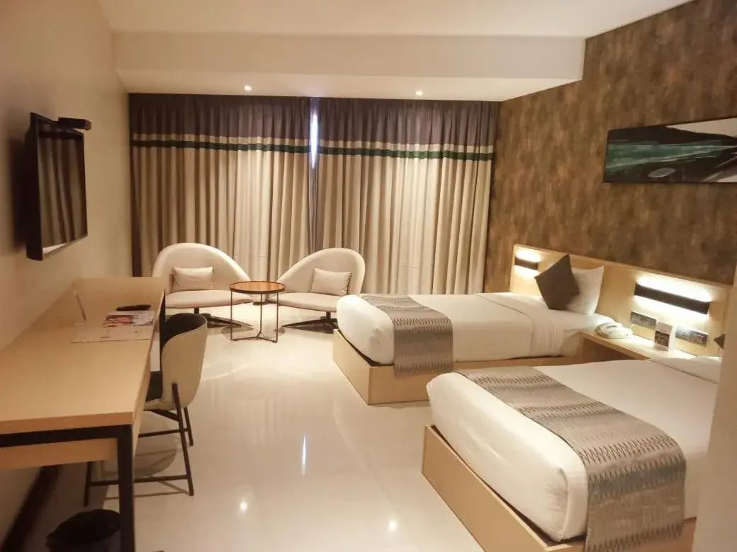 Bed in Click Hotel Bangalore - International Airport Bed in Click Hotel Bangalore - International Airport