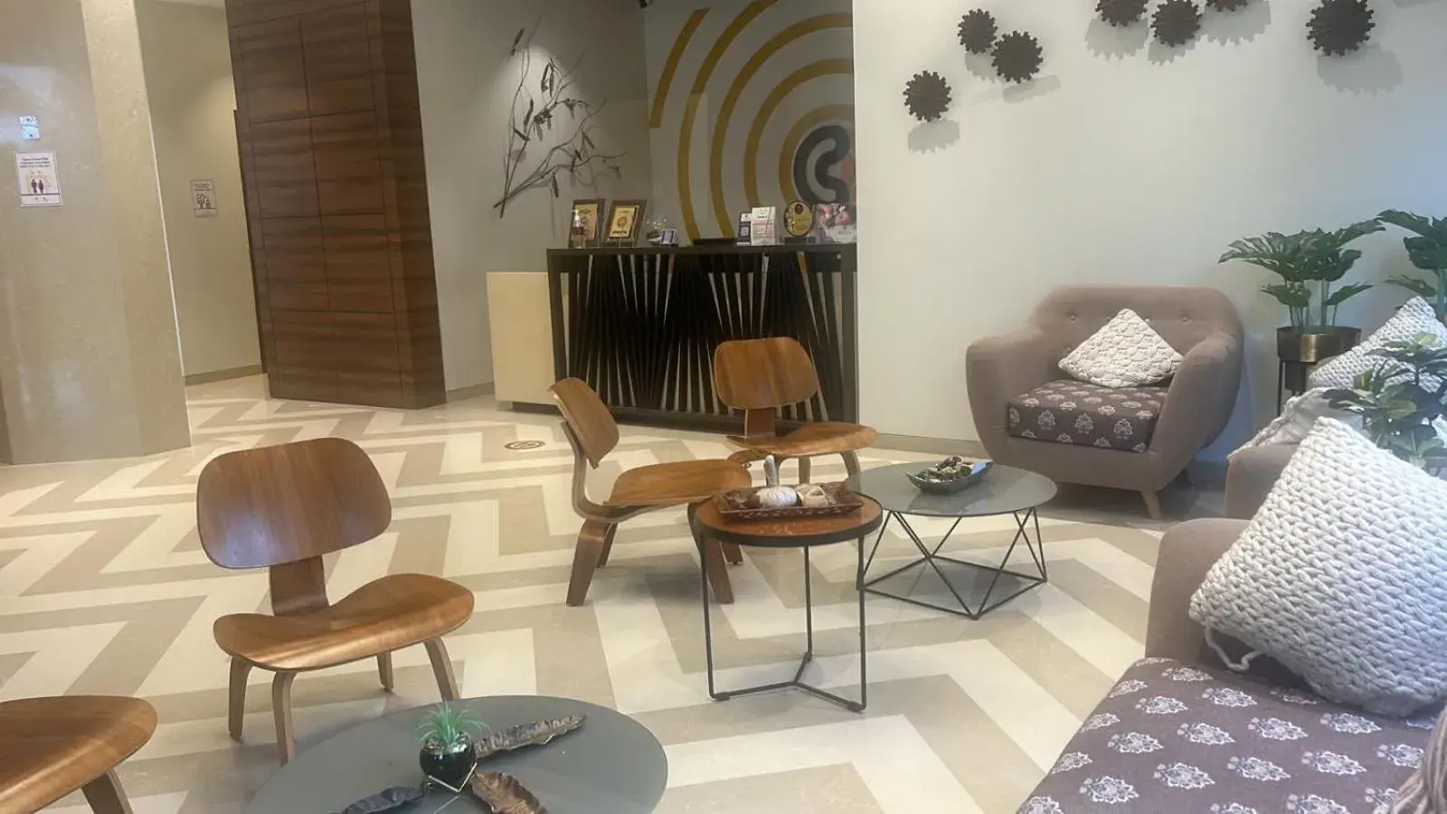 Lobby or reception in Click Hotel Bangalore - International Airport Lobby or reception in Click Hotel Bangalore - International Airport
