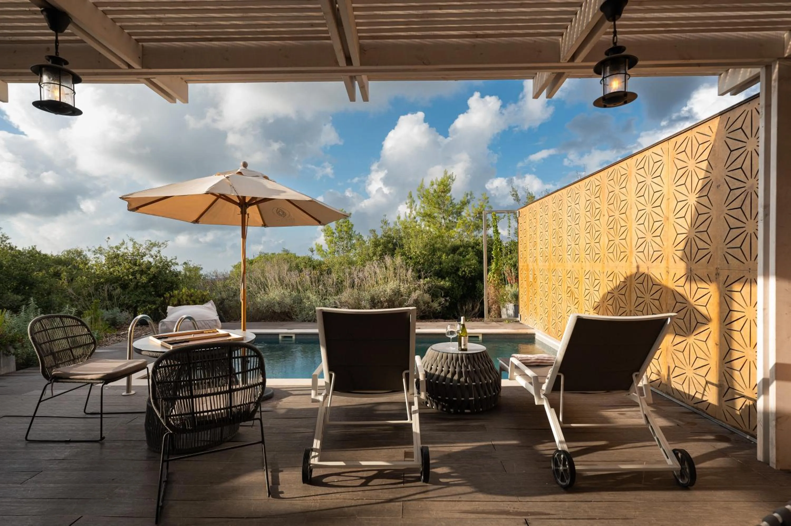 Natural landscape in Alonella