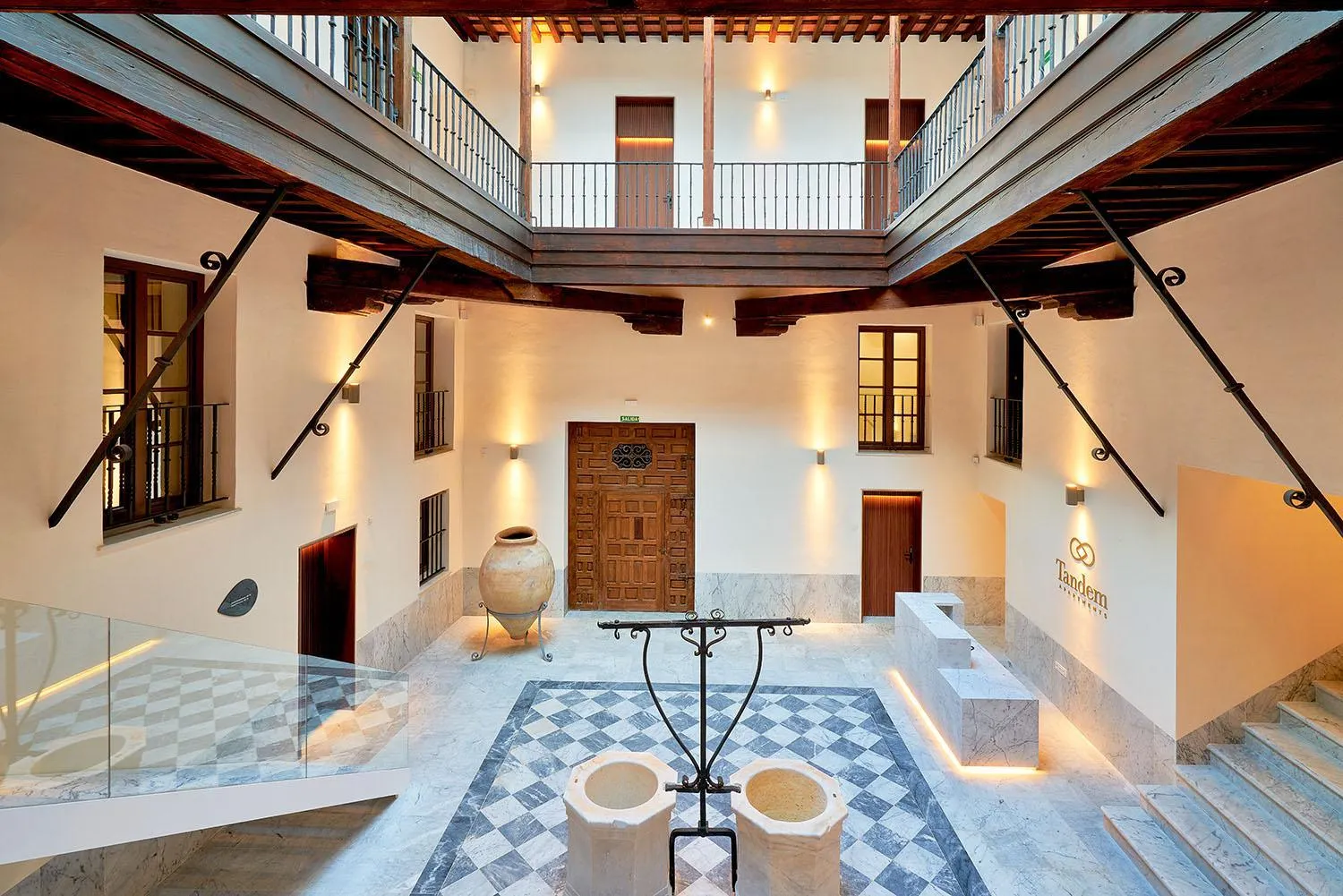 Lobby or reception in Tandem Torres de Cádiz Suites