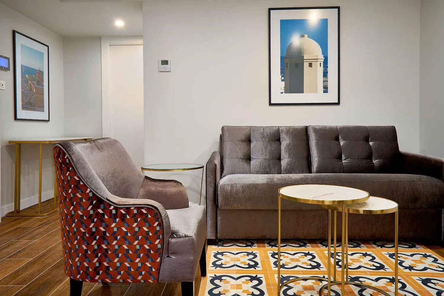 Living room in Tandem Torres de Cádiz Suites Living room in Tandem Torres de Cádiz Suites