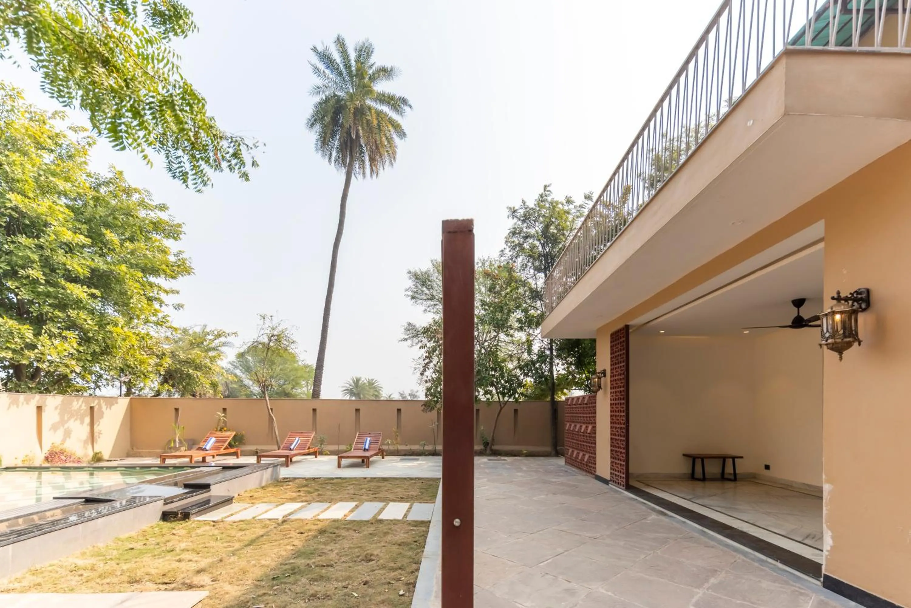 Pool view in Vanaashrya Resort and Spa Sariska