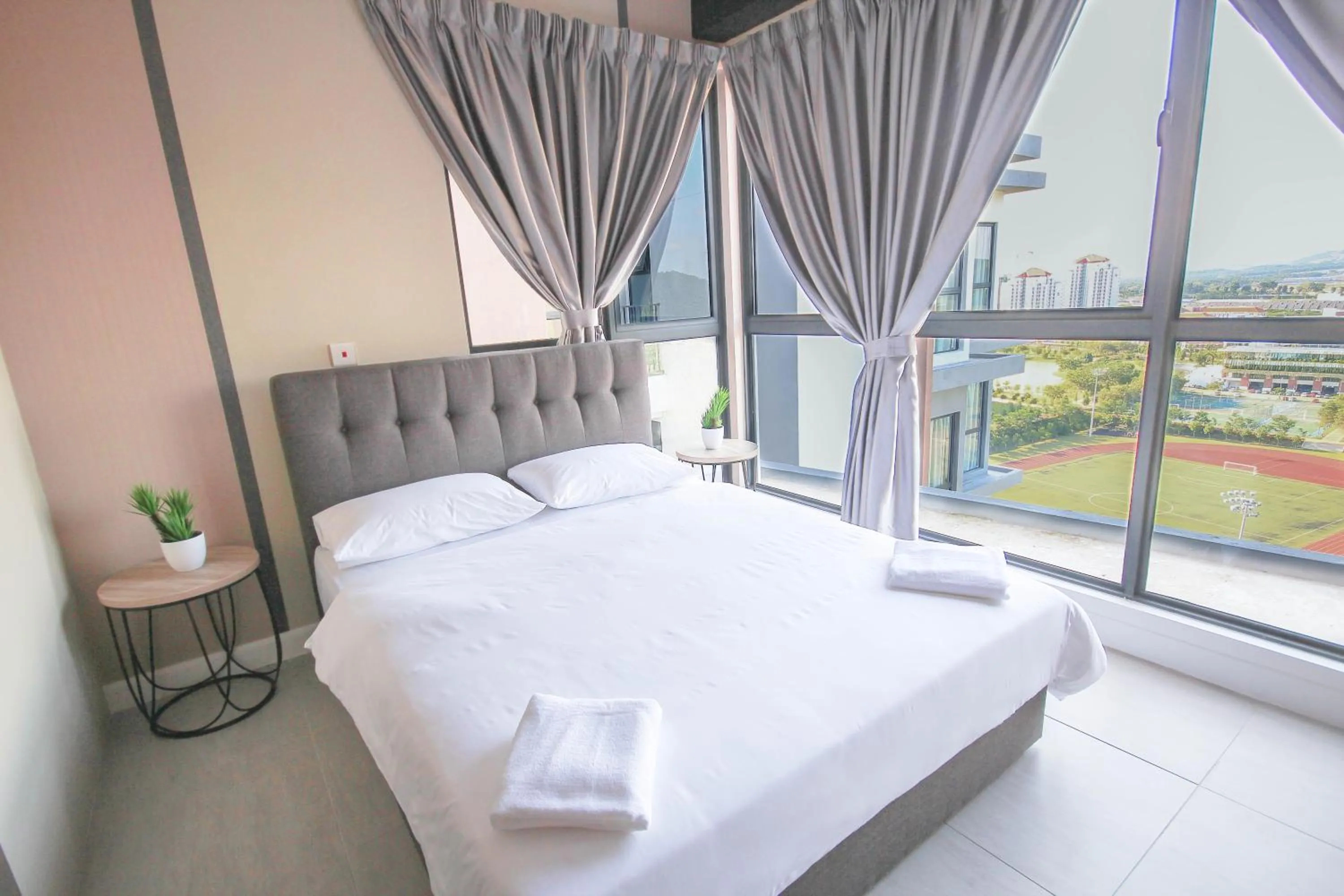 Bed in Bell Suites by Salaam Suites, Sepang