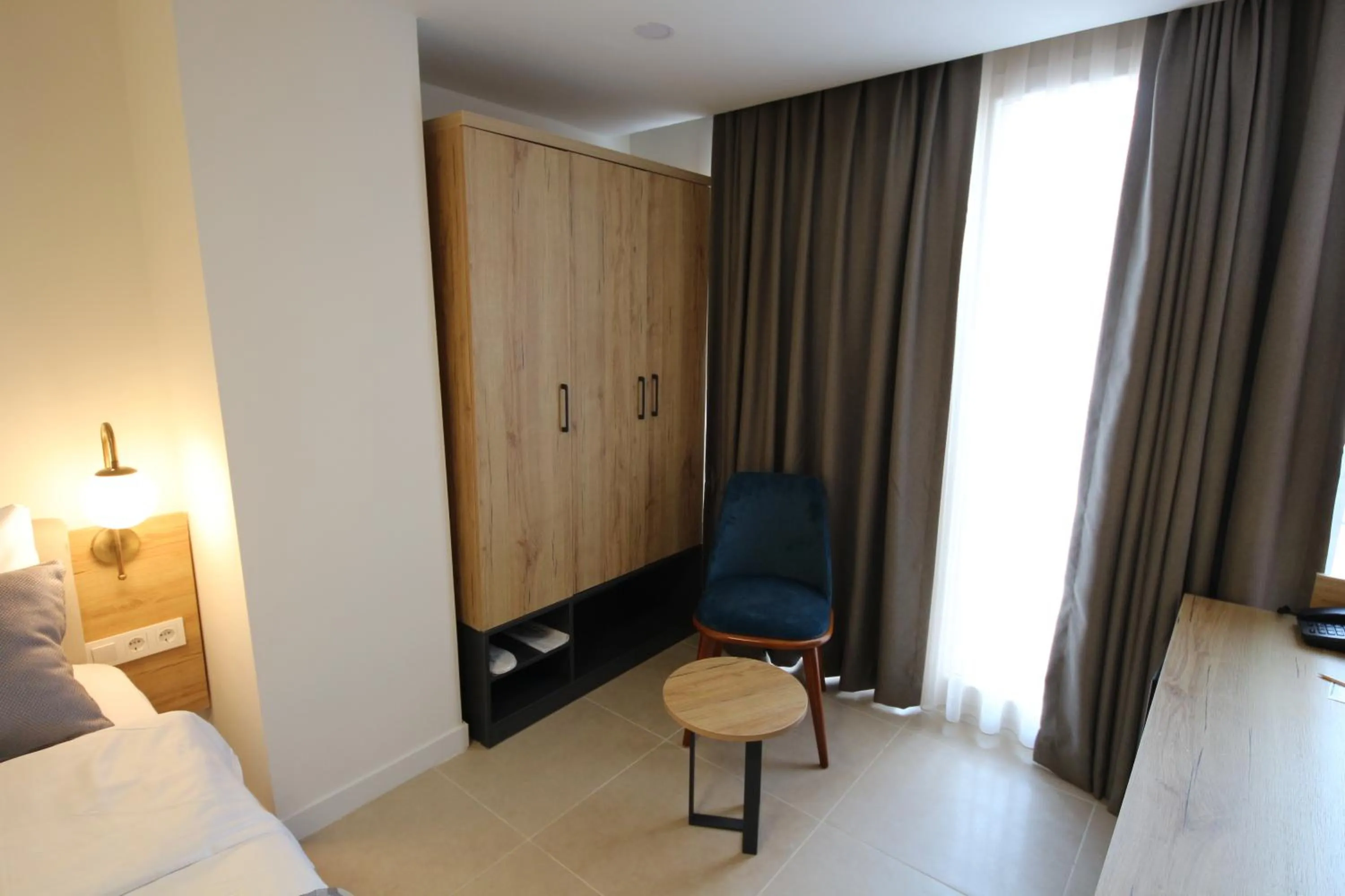 Bed in SPİLOS GÜMÜLDÜR HOTEL