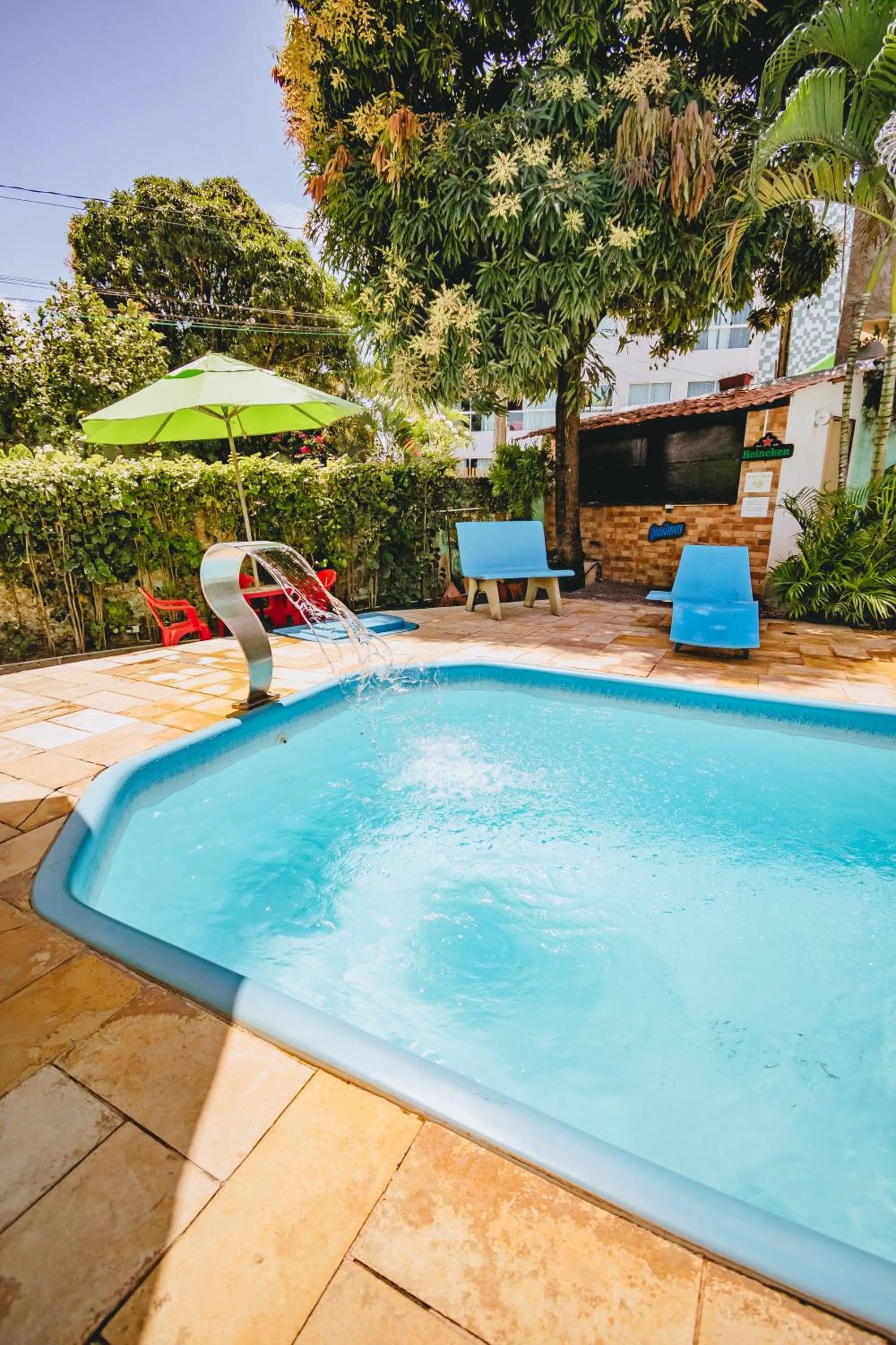 Swimming pool in Pousada Porto Amazônia