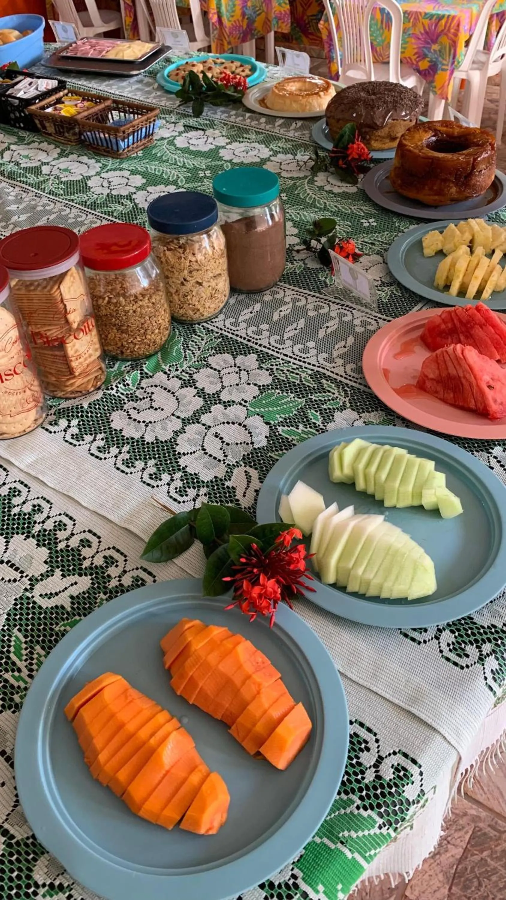 Breakfast in Pousada Porto Amazônia