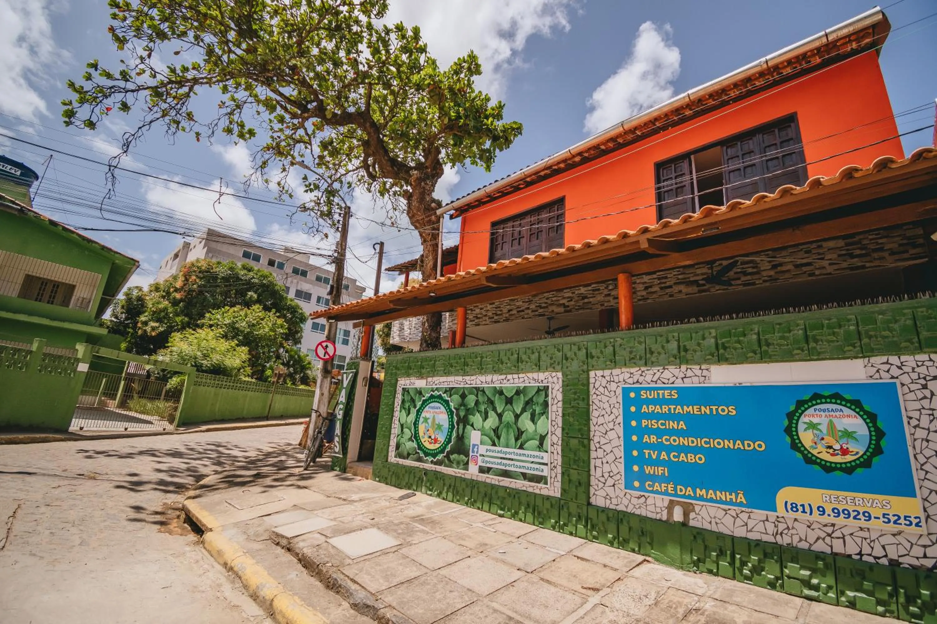 Facade/entrance in Pousada Porto Amazônia