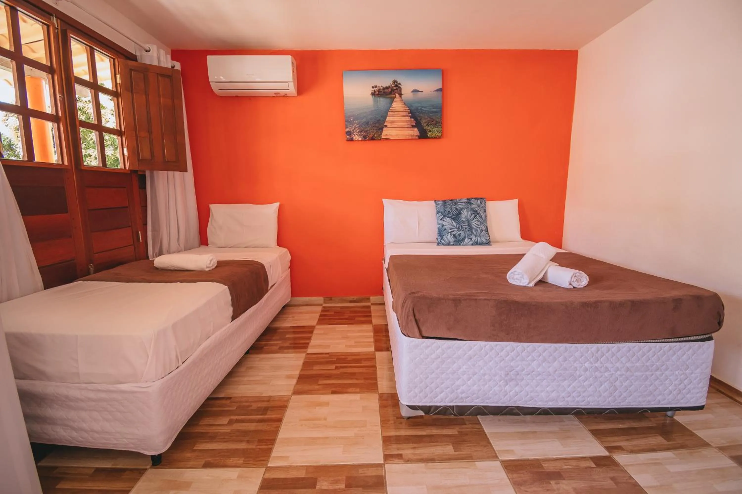 Bed in Pousada Porto Amazônia