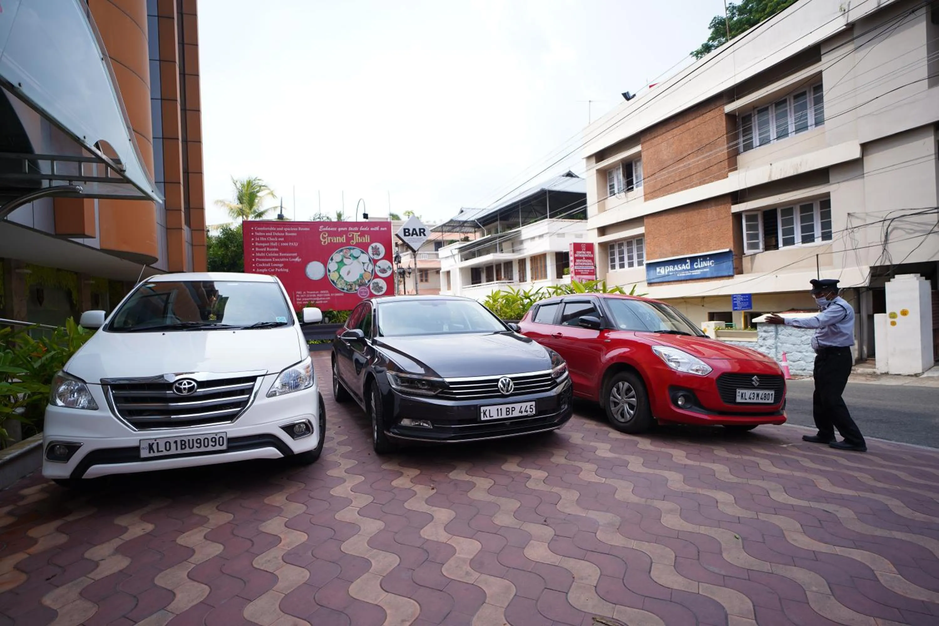 Parking in Hotel Prasanth