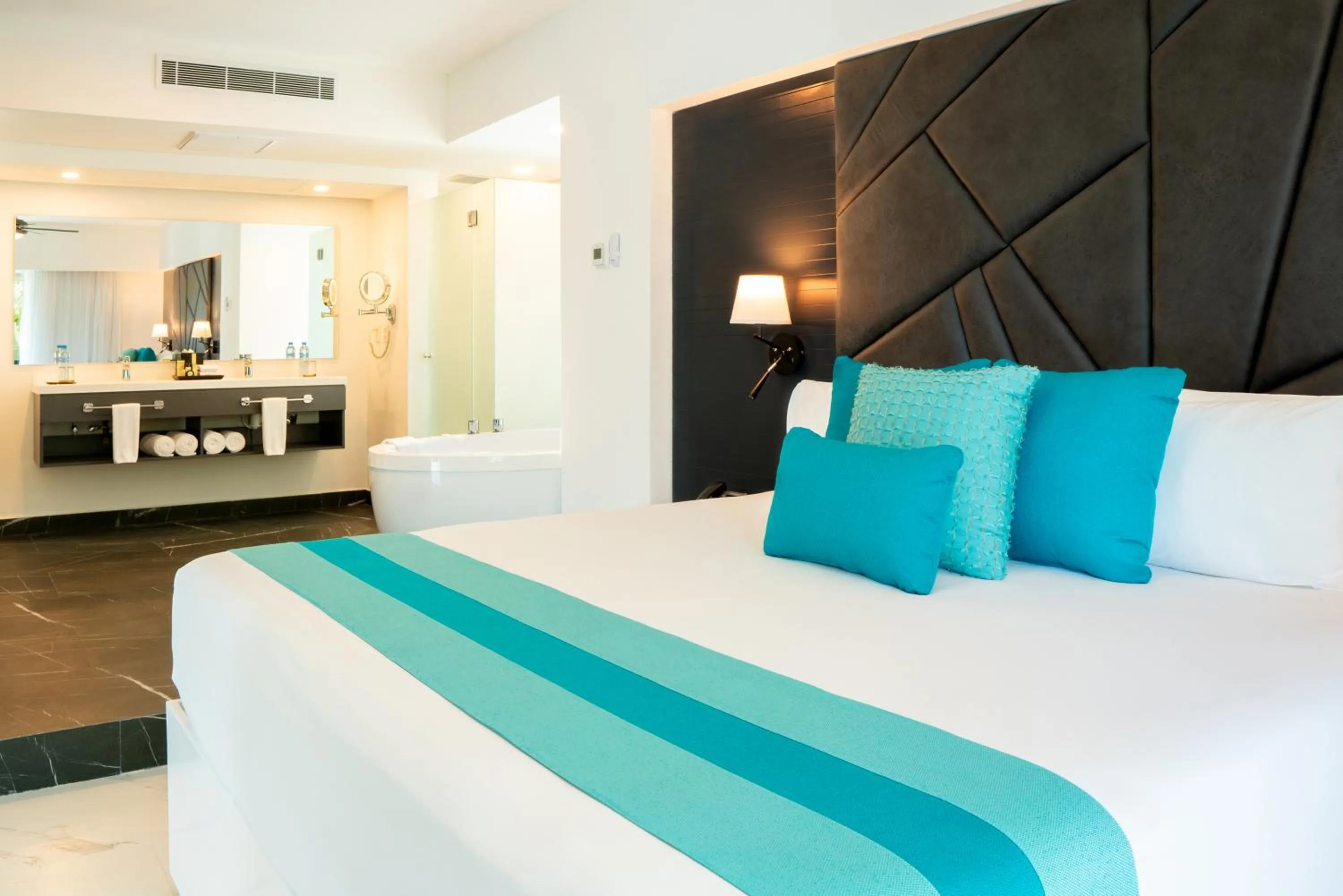 Bedroom, Bed in The Fives Beach Hotel & Residences - All Senses Inclusive