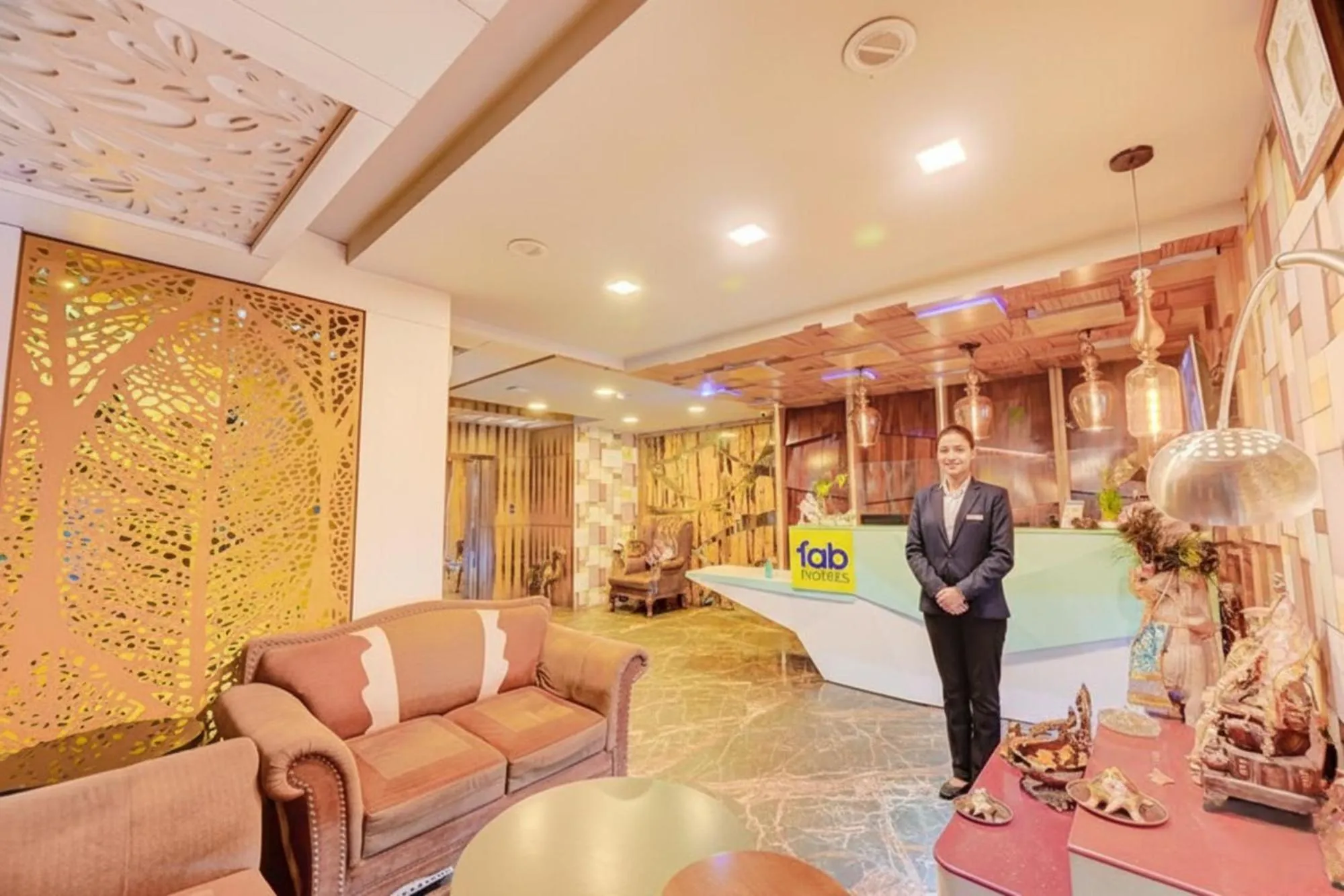 Lobby or reception in FabHotel Prime Middleton - Nr Niladri Vihar Square