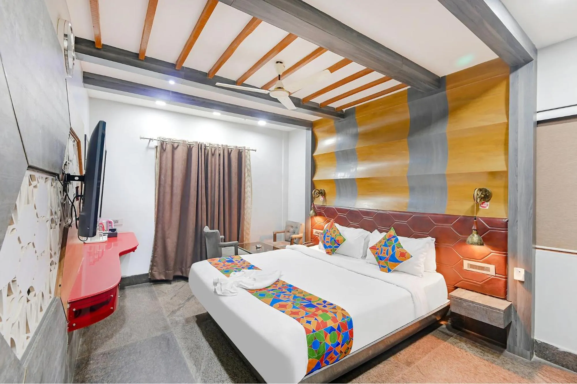 Bed in FabHotel Prime Middleton - Nr Niladri Vihar Square