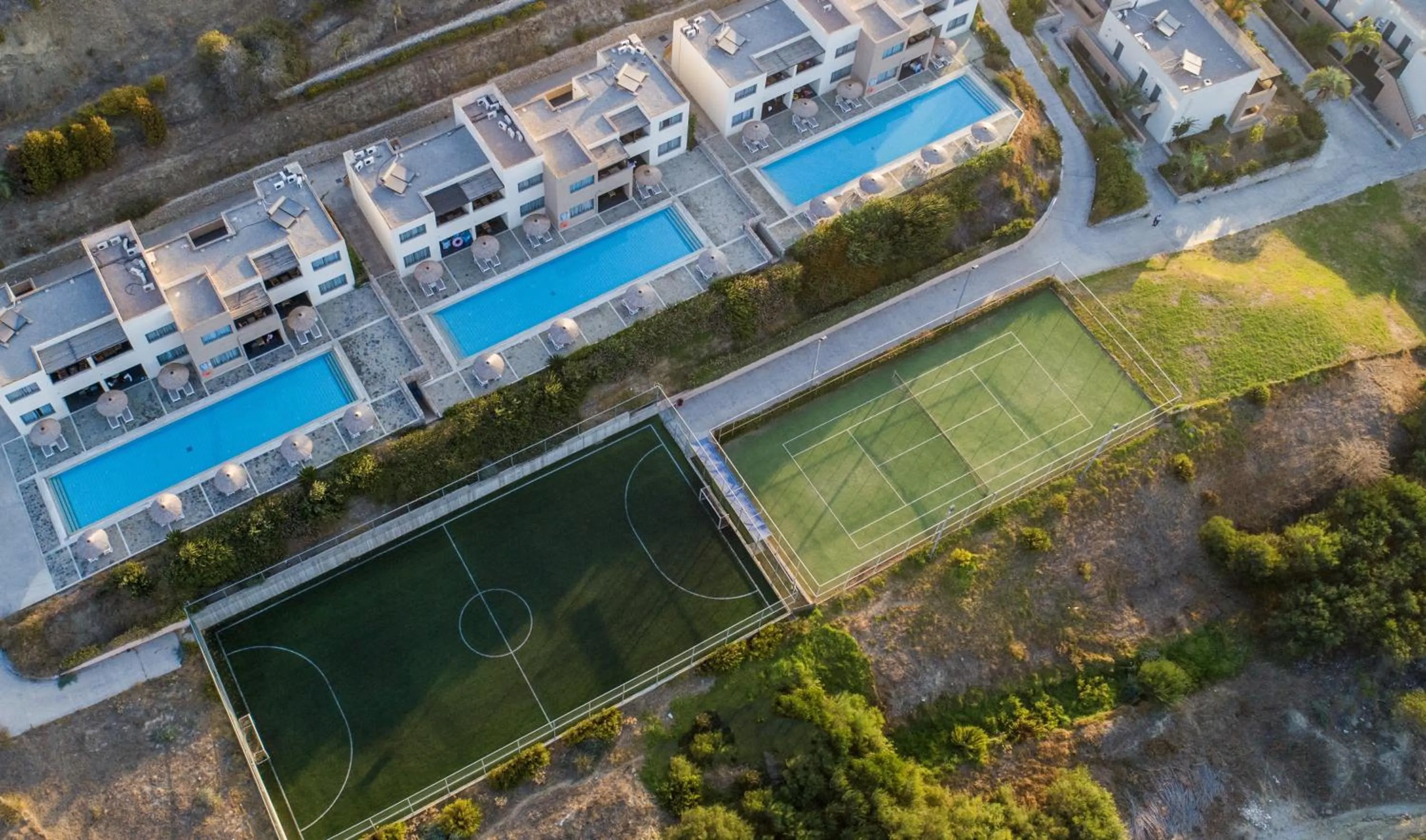 Bird's eye view in Atlantica Mikri Poli Kos