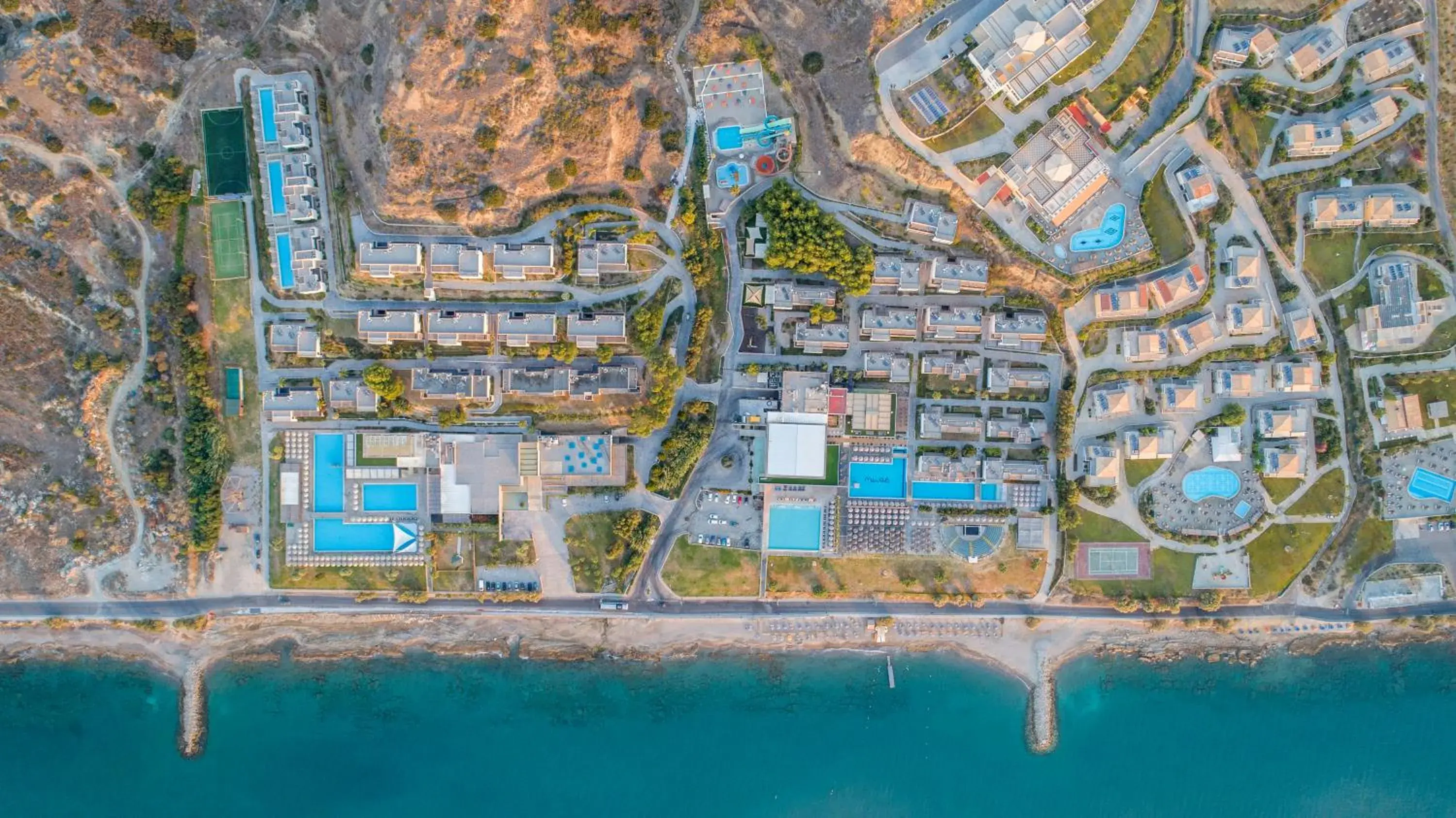 Bird's eye view in Atlantica Mikri Poli Kos Bird's eye view in Atlantica Mikri Poli Kos