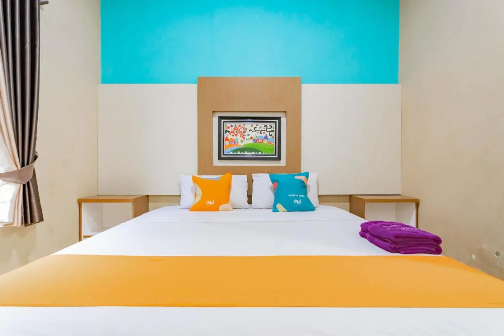 Bedroom, Bed in Sans Hotel Budaya Cirebon Bedroom, Bed in Sans Hotel Budaya Cirebon