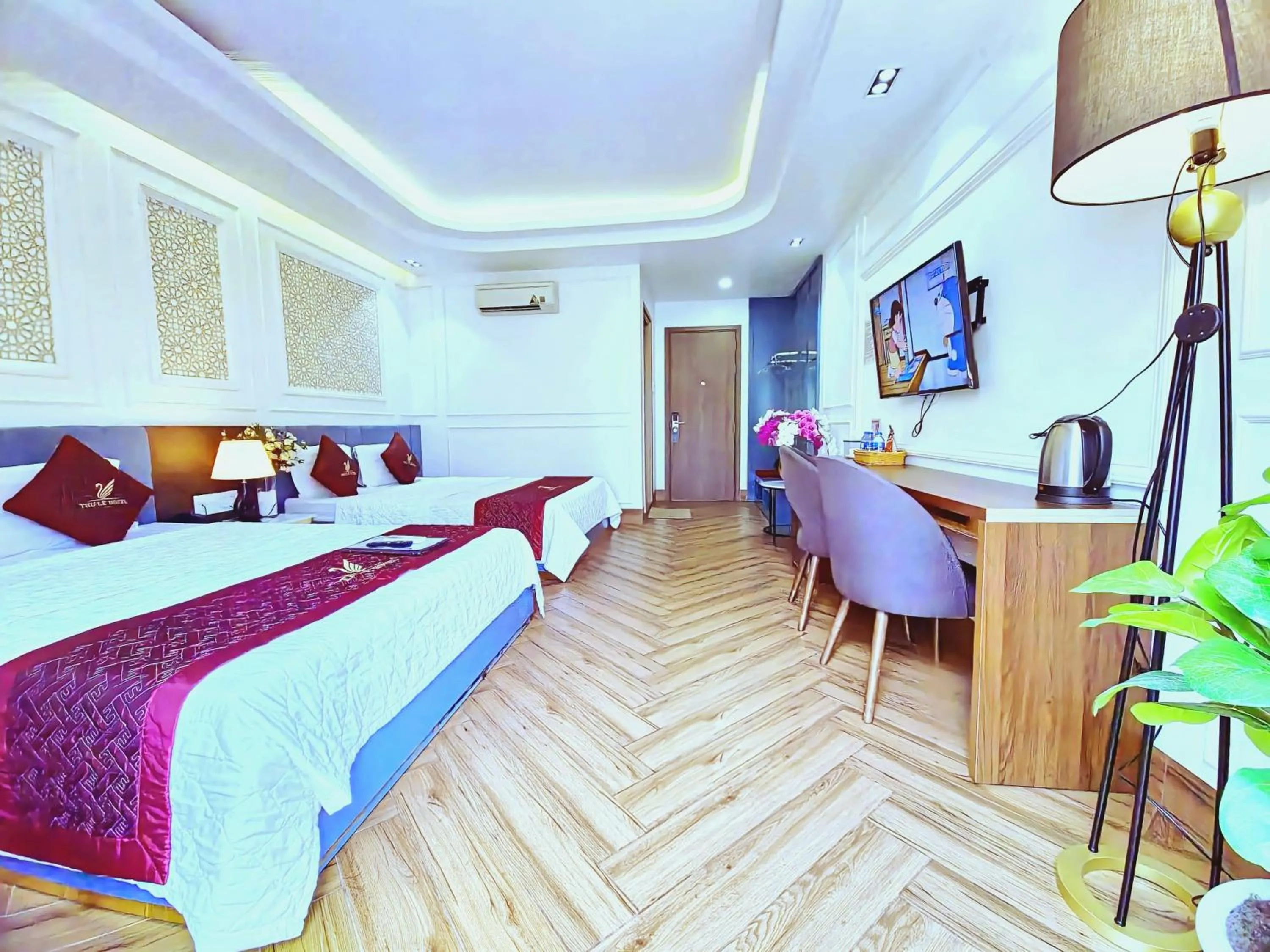 Bed in THƯ LÊ Hotel