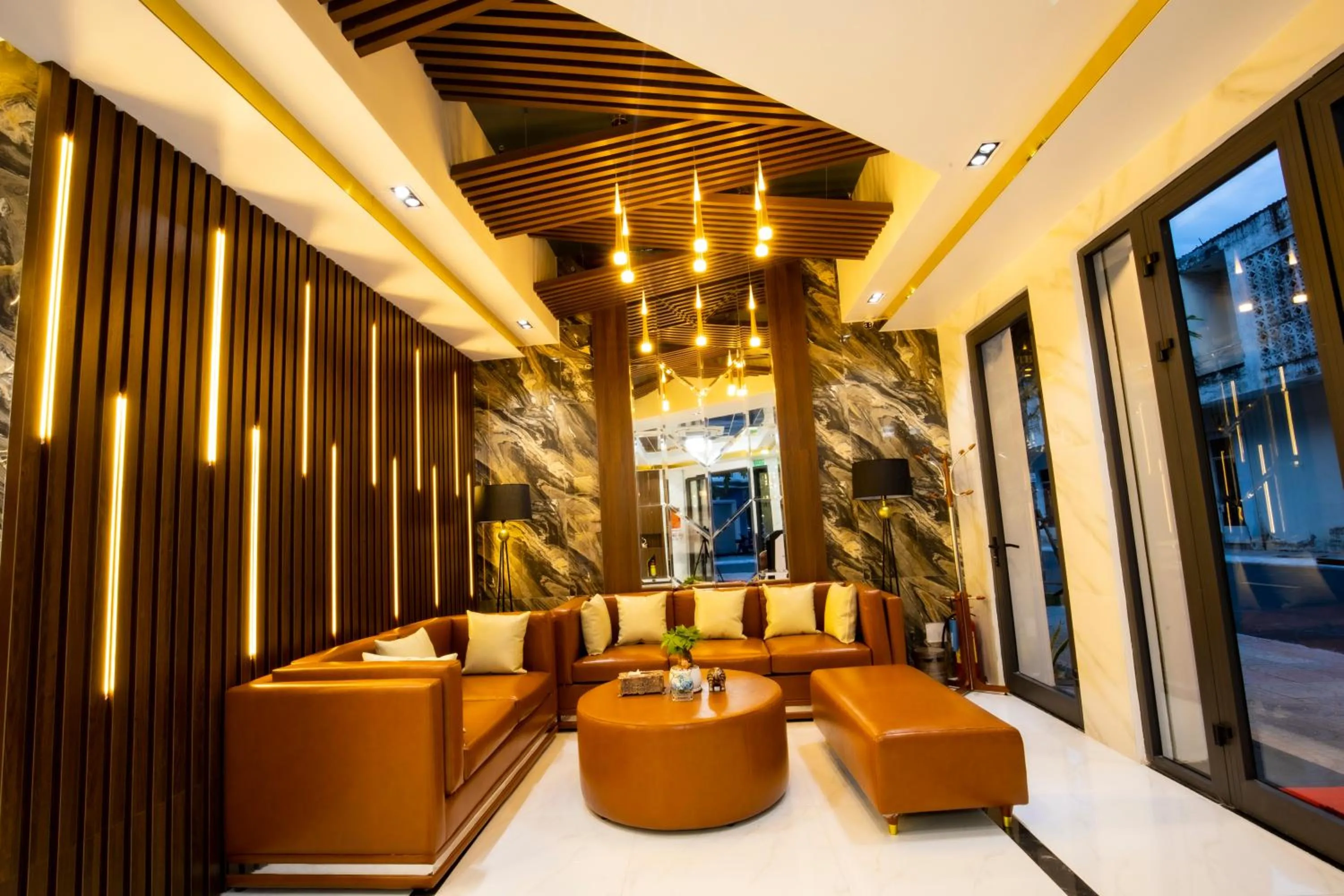 Living room in THƯ LÊ Hotel