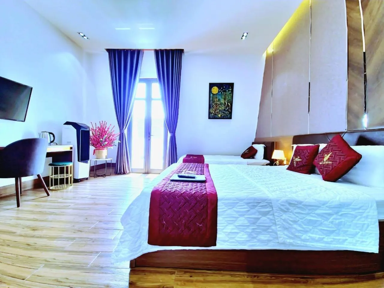 Bed in THƯ LÊ Hotel