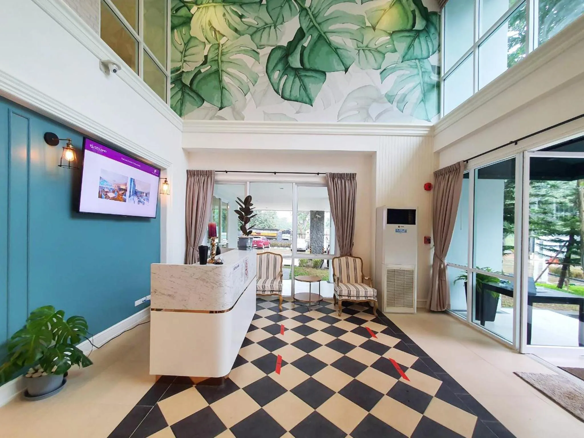 Communal lounge/ TV room in Fortune Courtyard Khao Yai Hotel Official