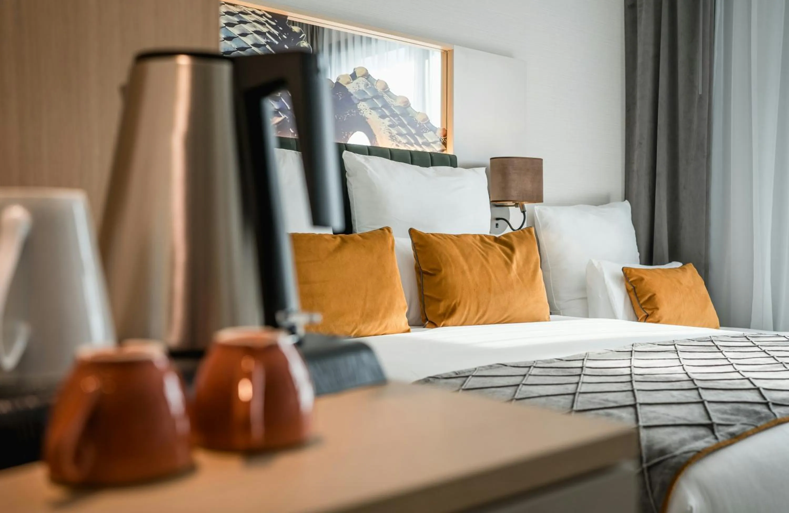 Photo of the whole room, Bed in Leonardo Royal Hotel Barcelona Fira