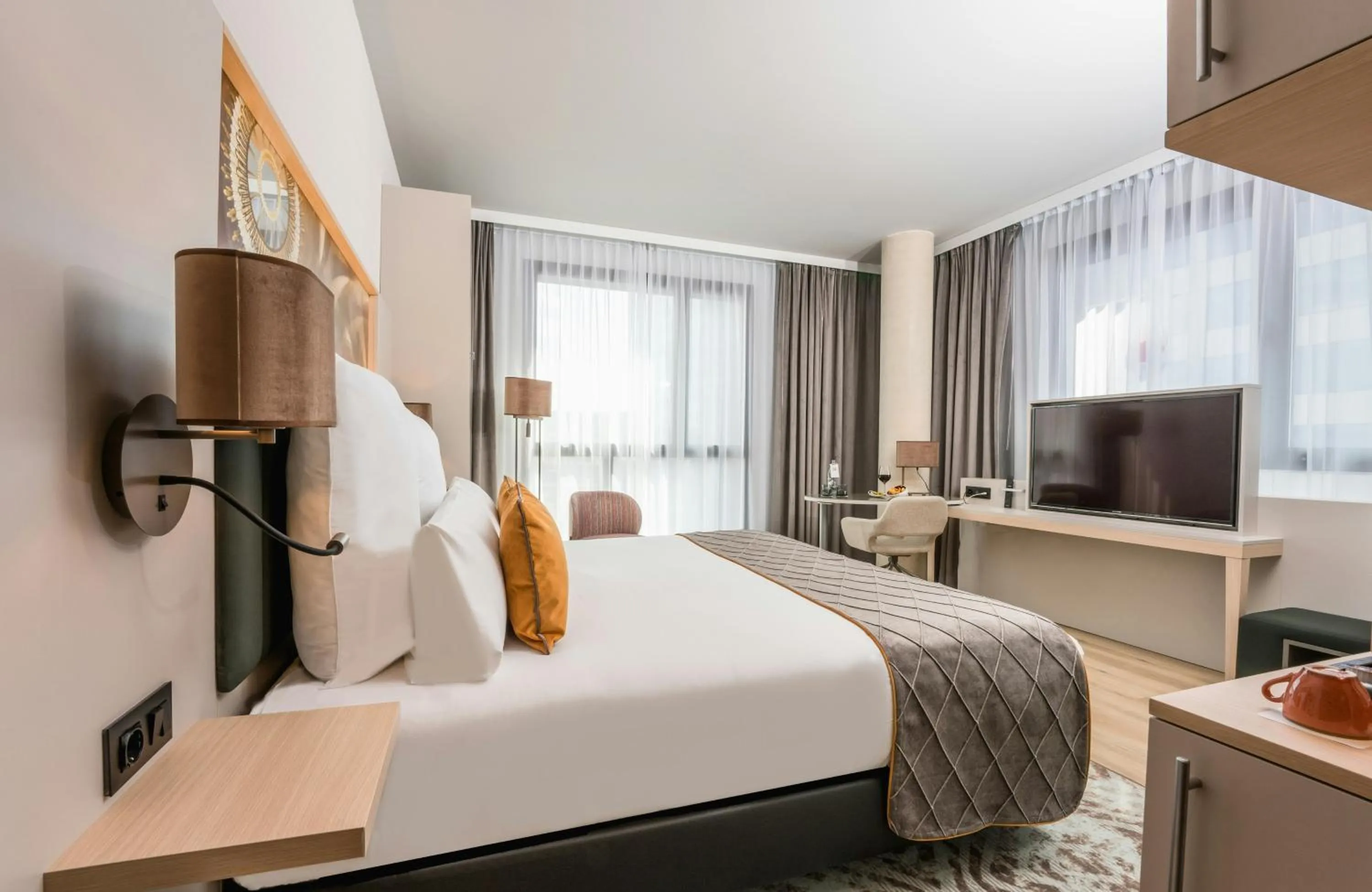 Photo of the whole room, Bed in Leonardo Royal Hotel Barcelona Fira